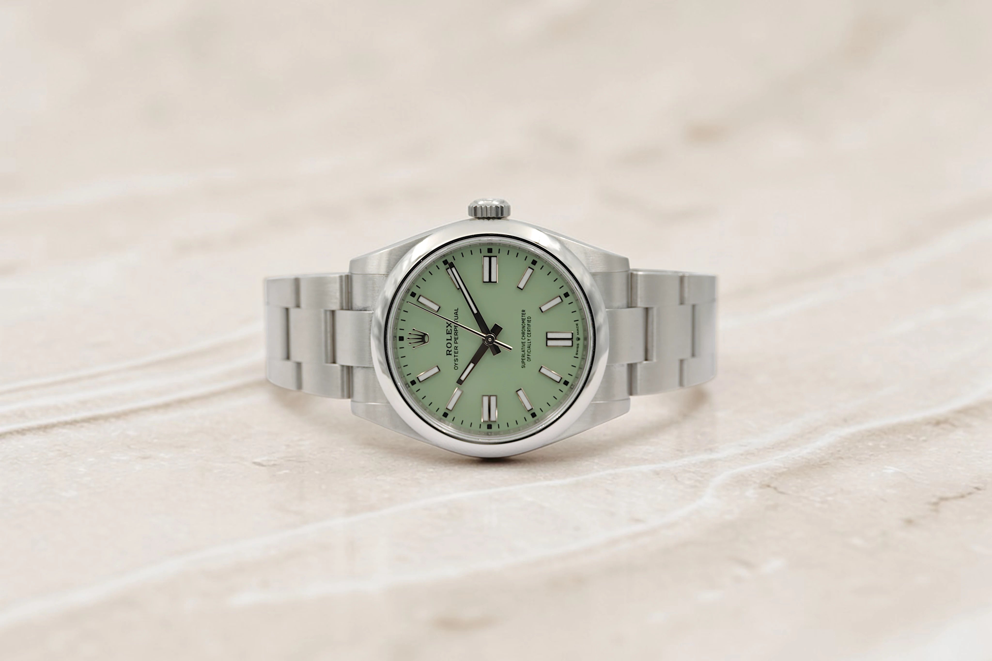 Rolex - Oyster Perpetual - Pistachio Dial - 134300 - 2025