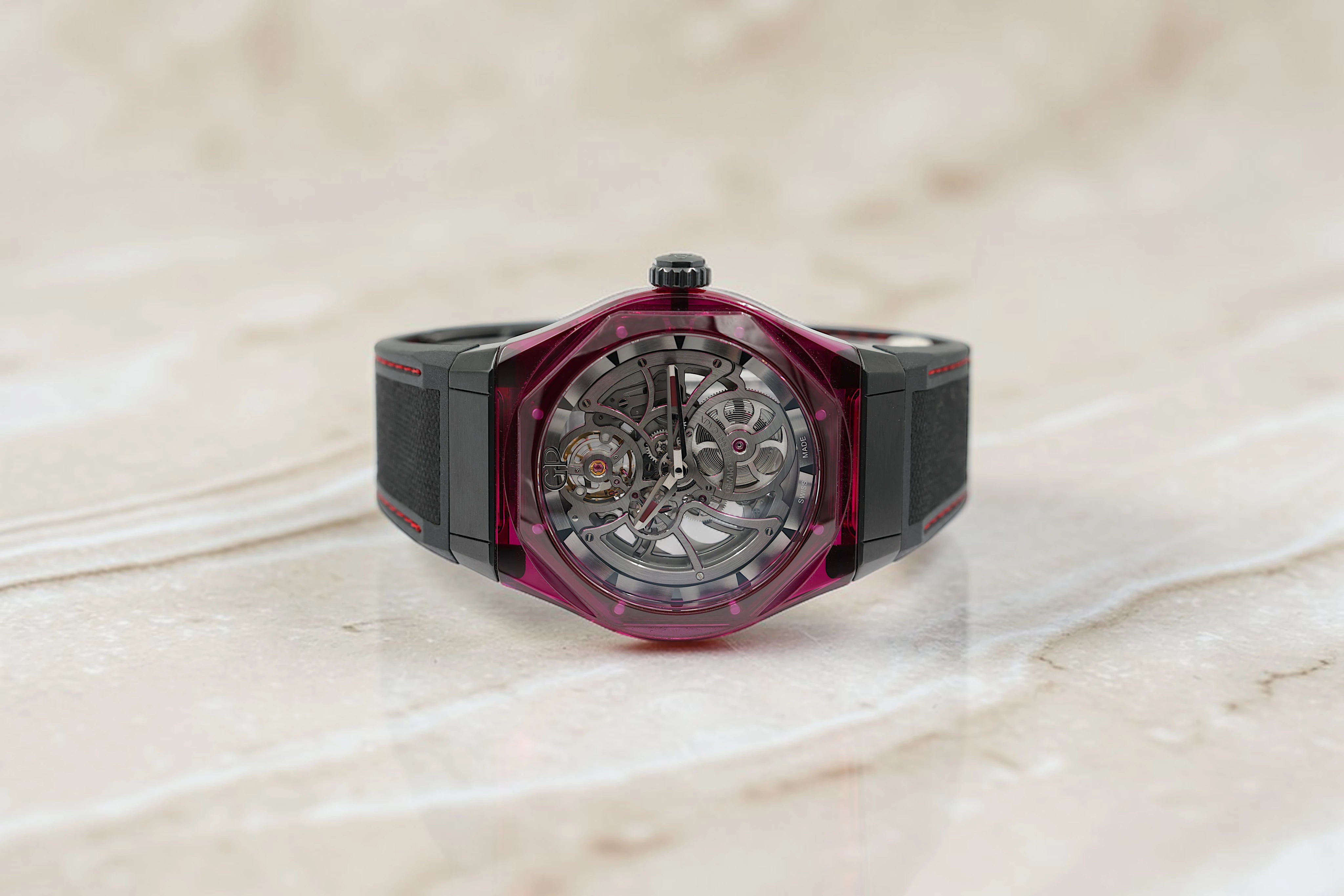 Girard-Perregaux - Laureato Absolute Light & Shade Sapphire - Skeleton Dial - 81071-43-3115-1CX - 2024