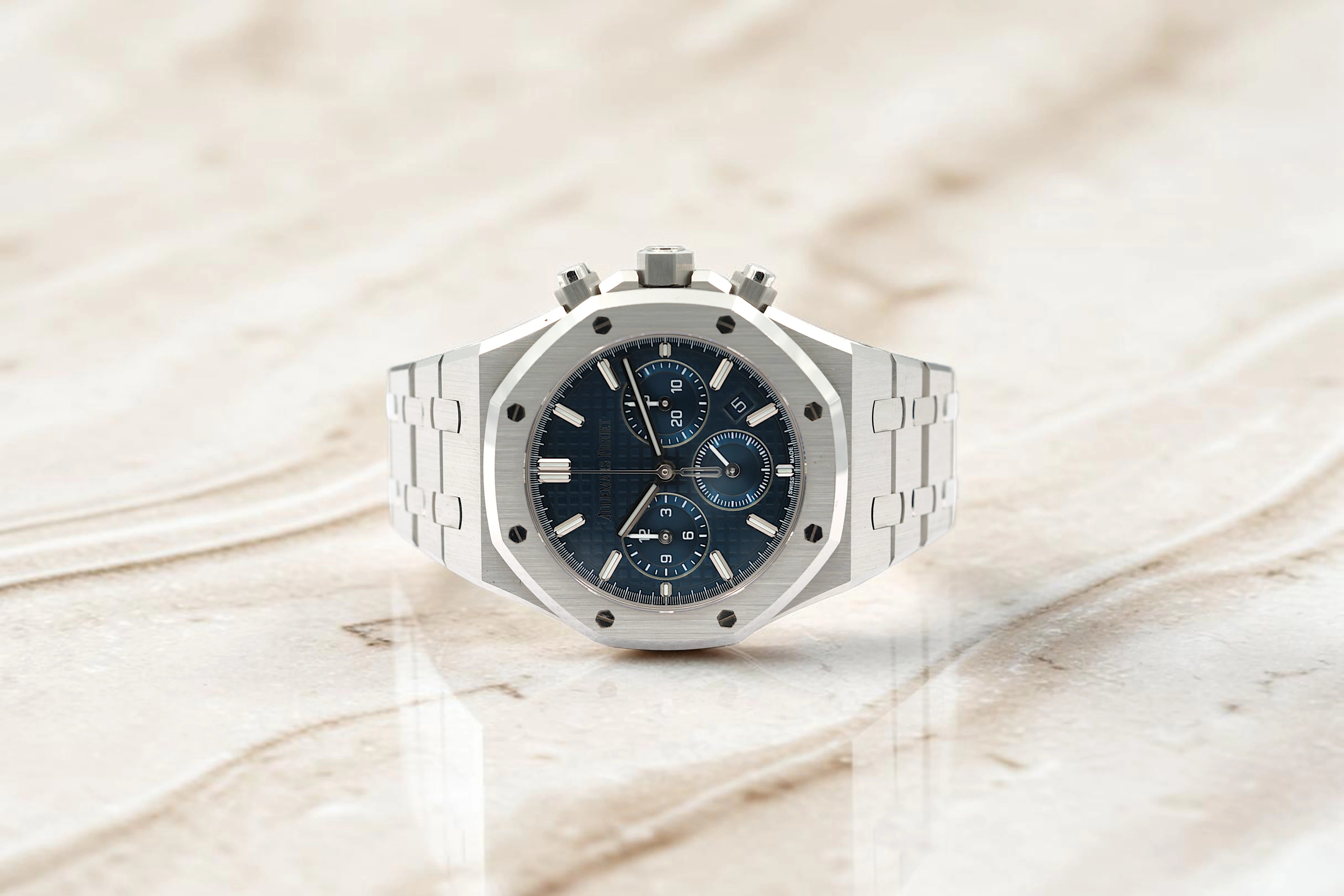 Audemars Piguet - Royal Oak Chronograph - Blue Dial - 26715ST - 2025