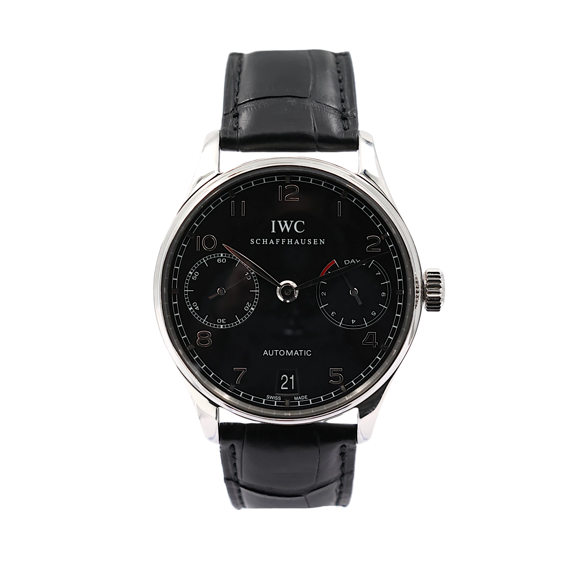 IWC - Portuguese Automatic - Black Dial - IW500109 - 2014
