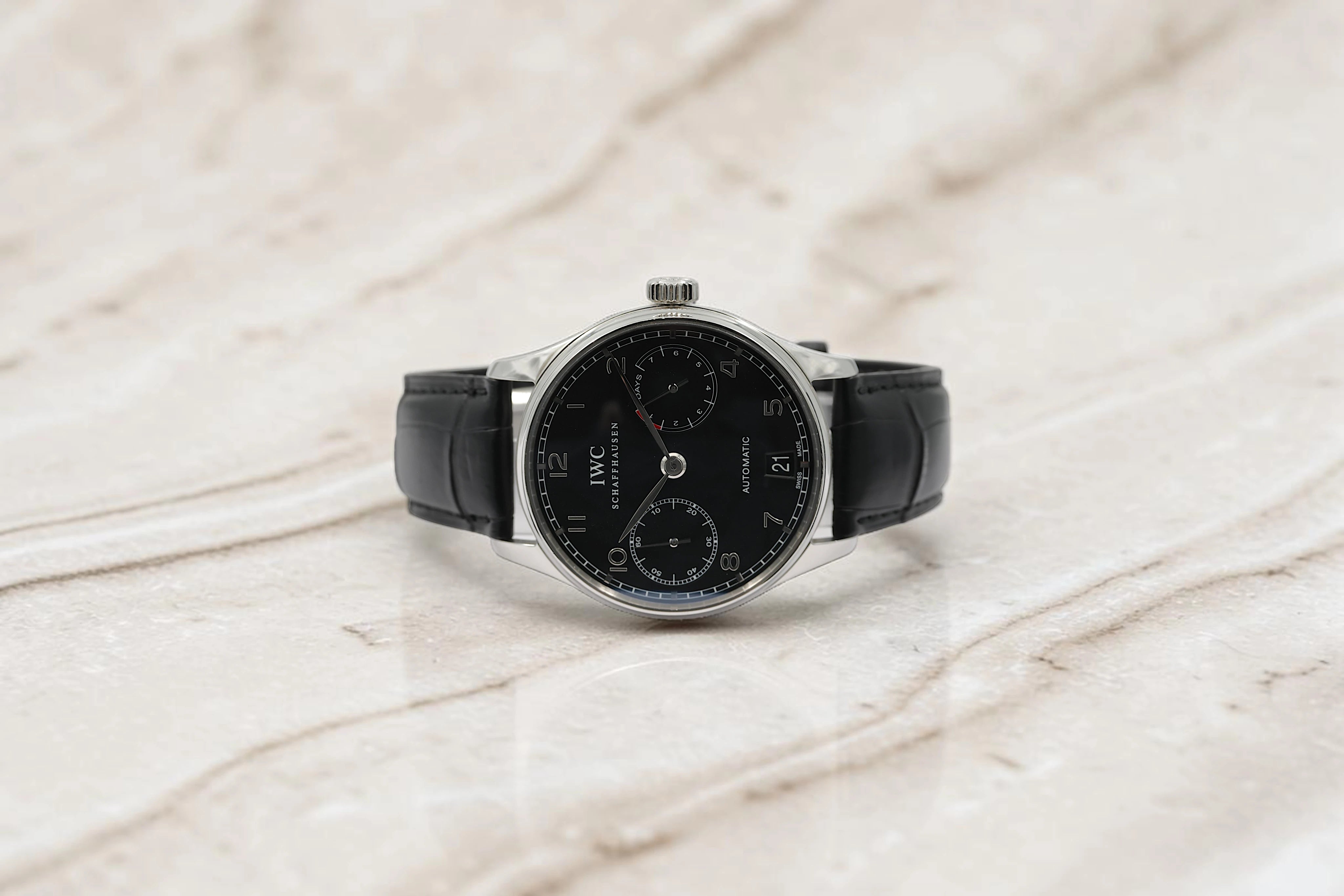 IWC - Portuguese Automatic - Black Dial - IW500109 - 2014