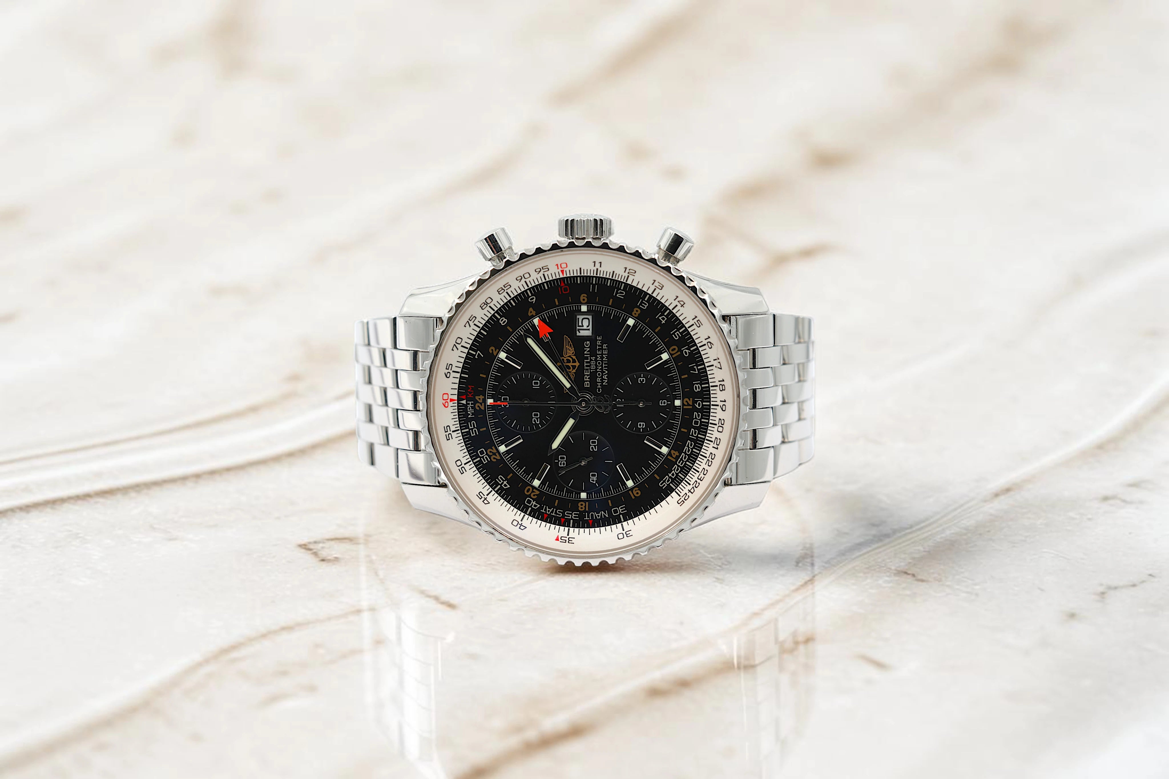 Breitling - Navitimer World - Black Dial - A2432212/B726 - 2013
