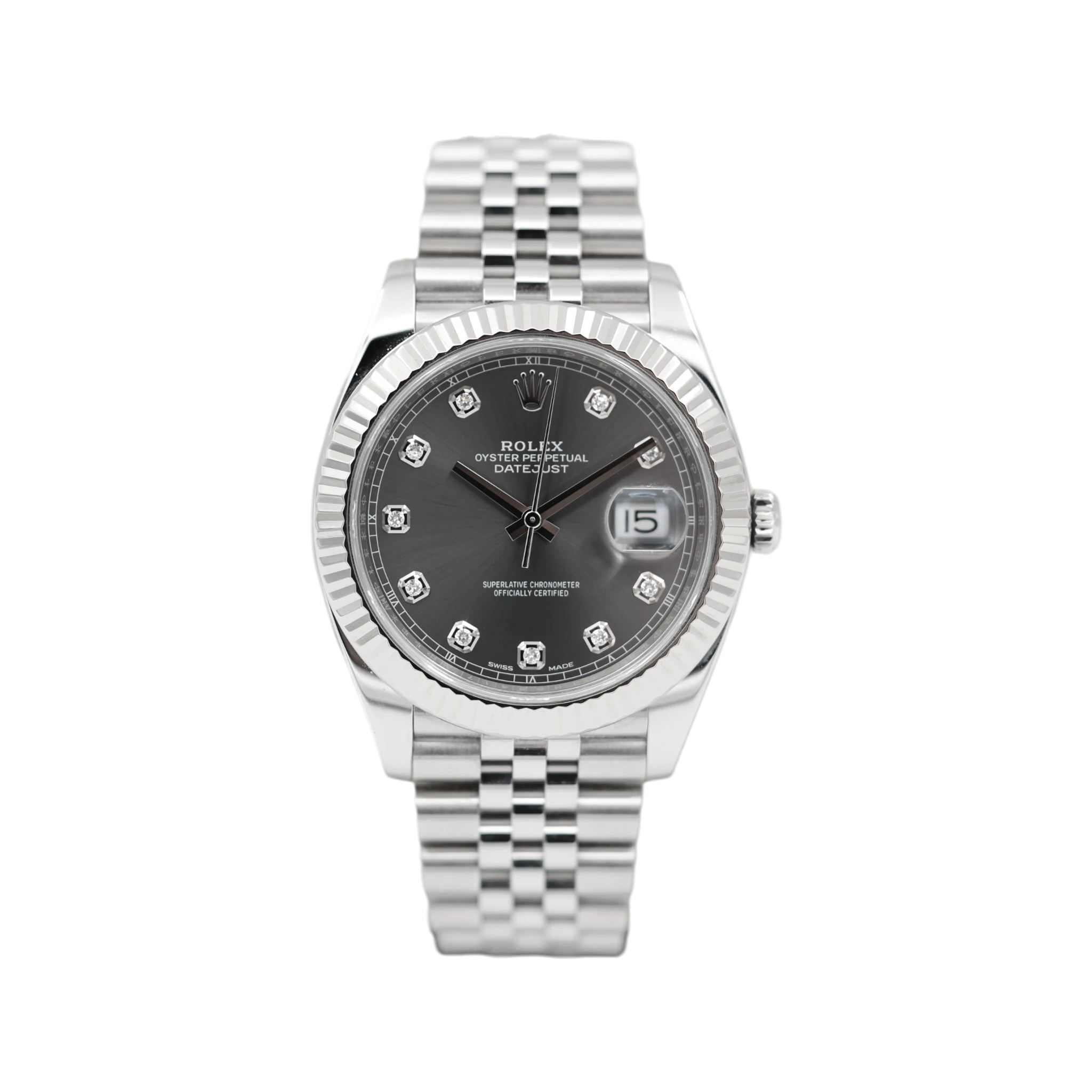 Rolex - Datejust - Rhodium Diamond Dial - 126334 - 2018