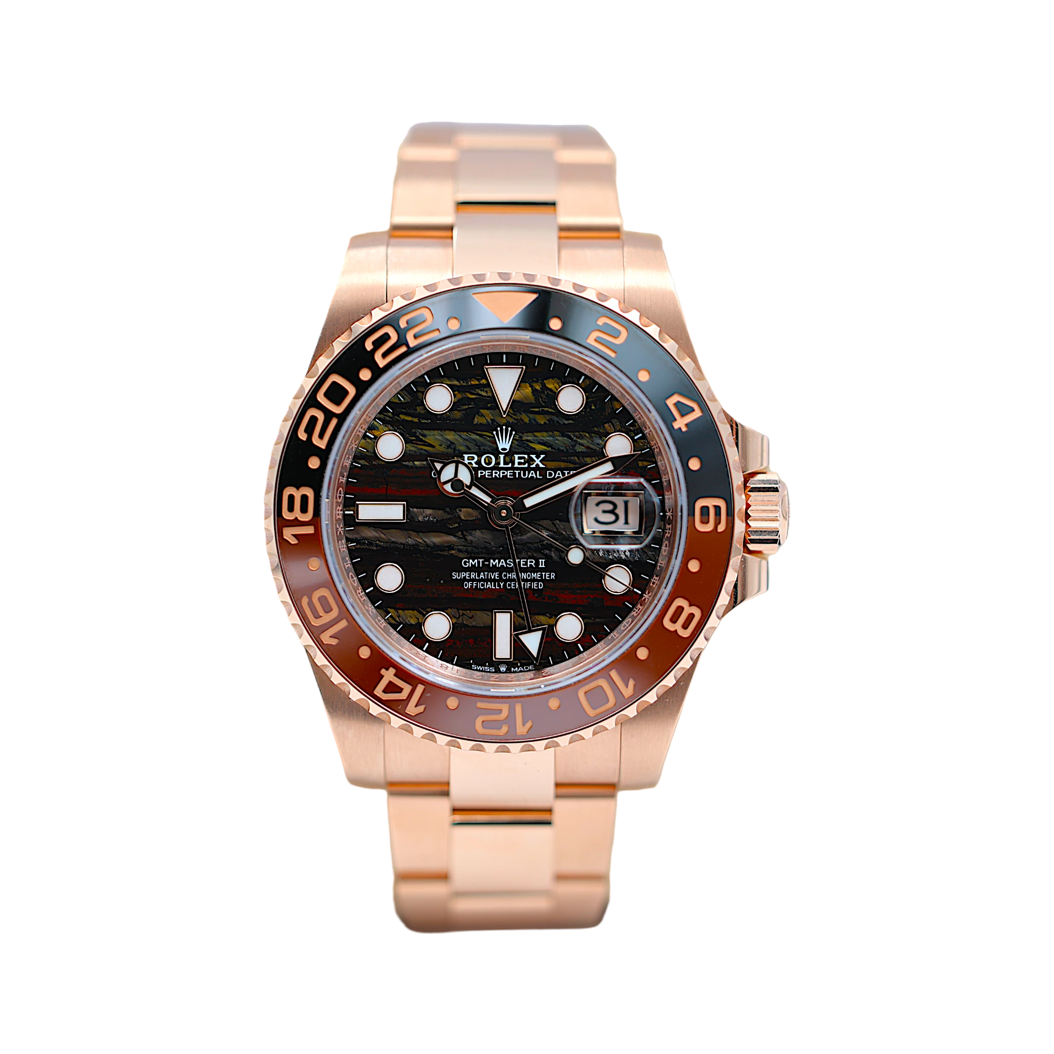 Rolex - GMT-Master II - "Rootbeer" Tiger Iron Dial - 126715CHNR - 2025