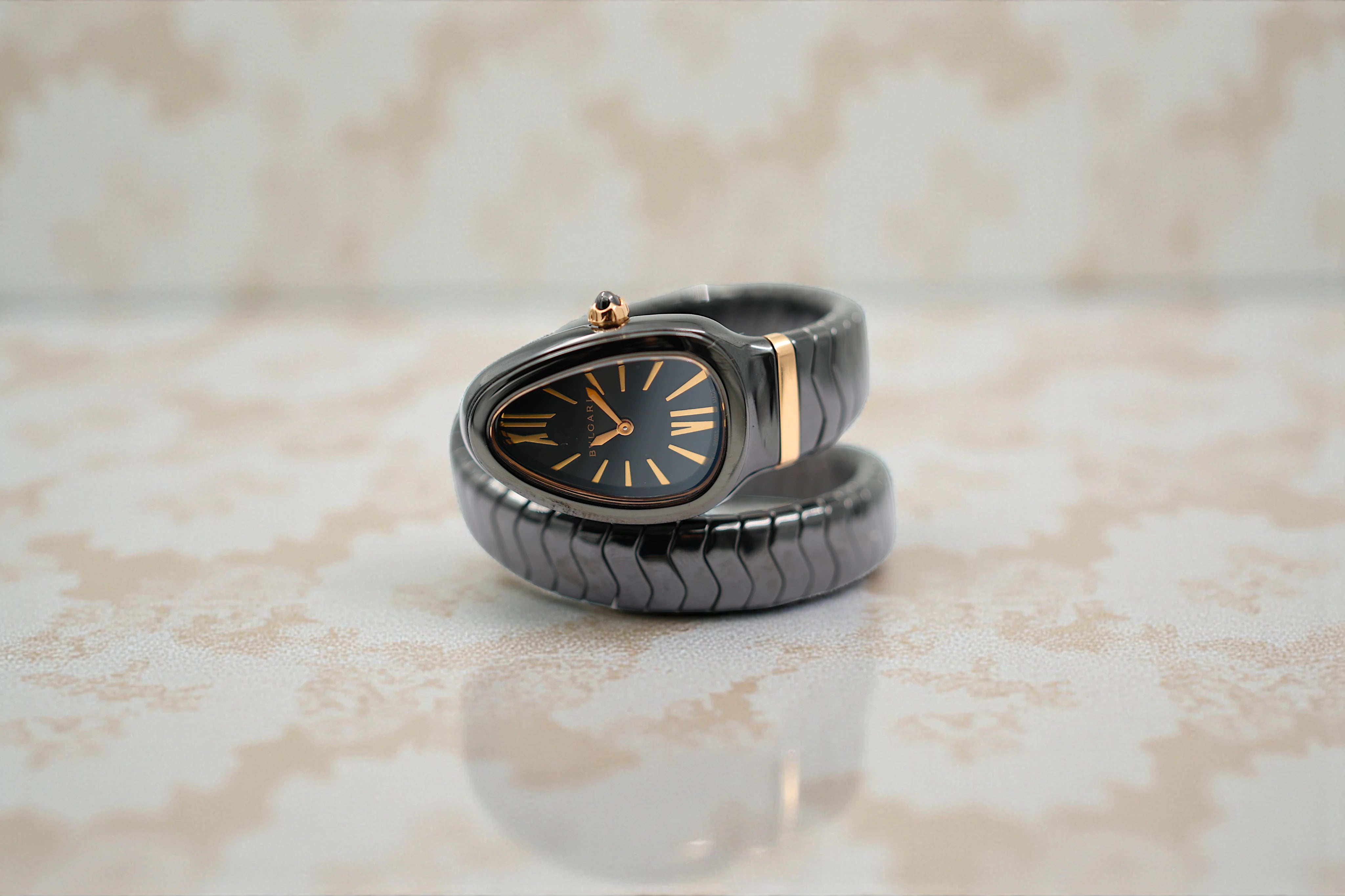 Bvlgari - Serpenti Spiga - Black Dial - 102734/SPC 35 BG