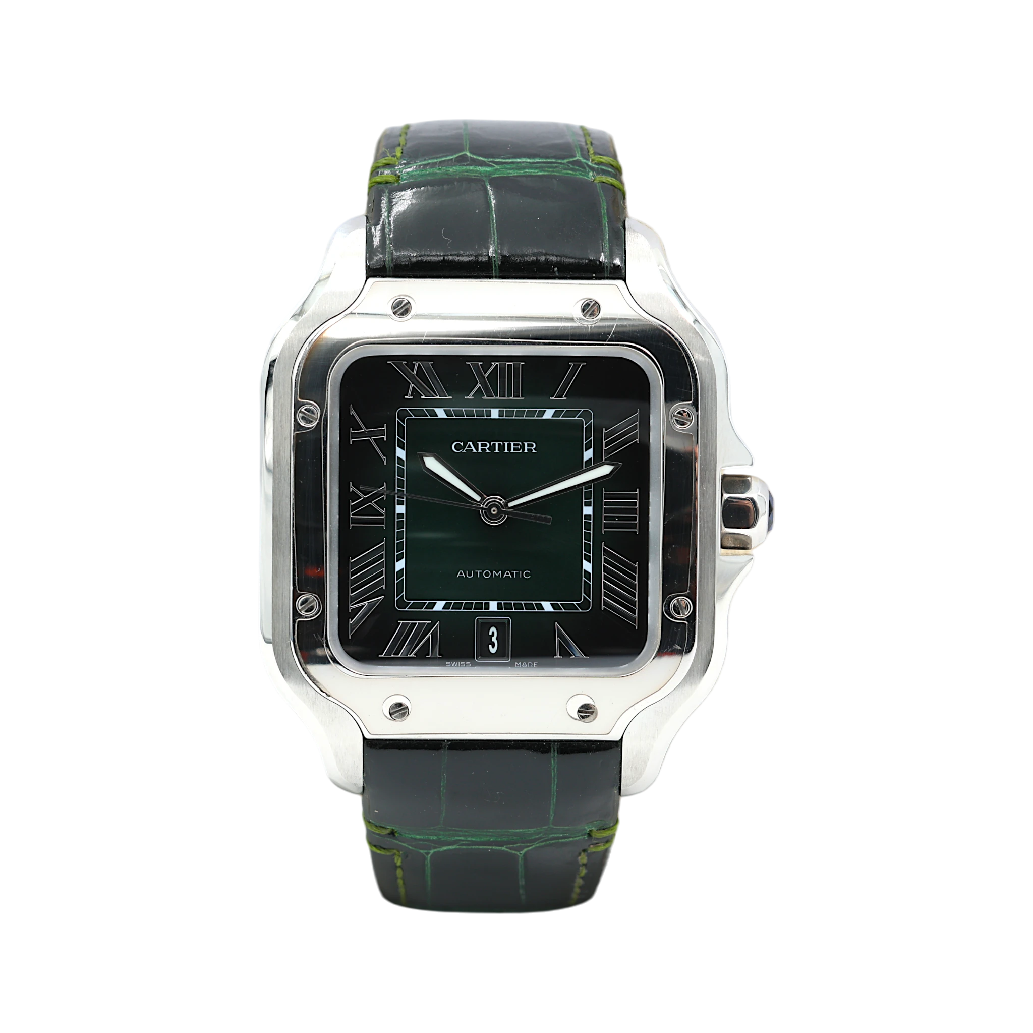 Cartier - Santos - Green Dial - WSSA0062 - 2025
