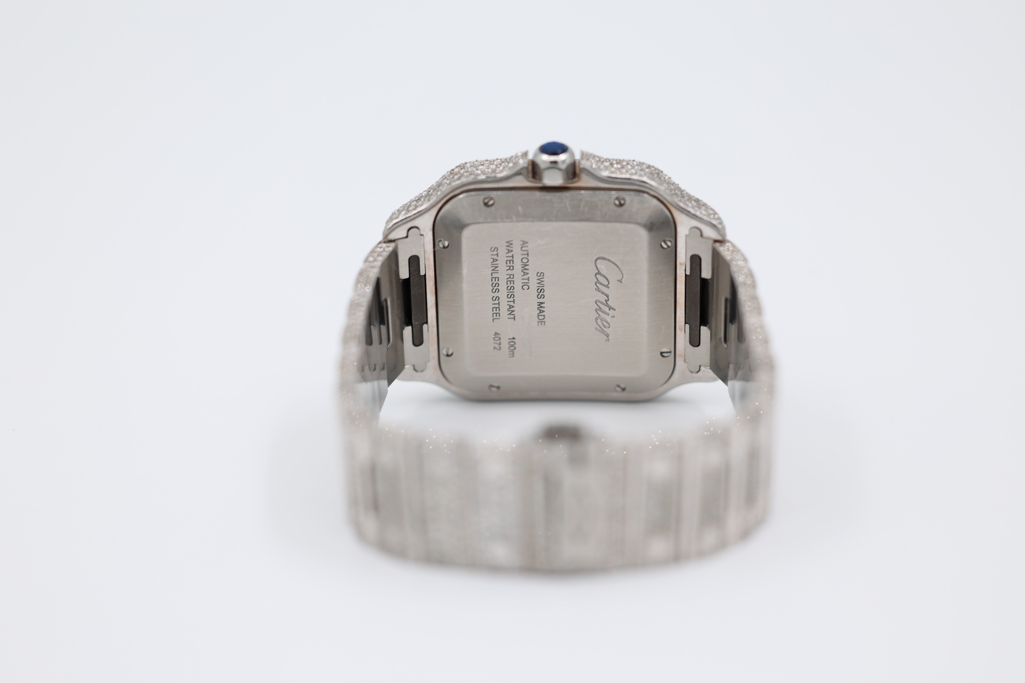 Cartier - Santos Large - Custom Diamond Dial - WSSA0018