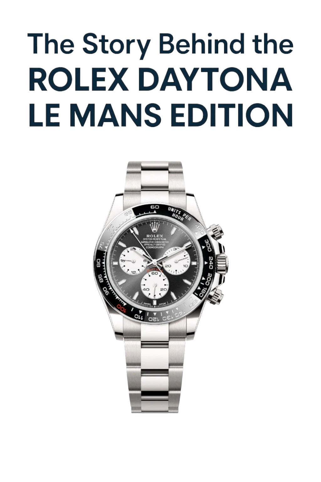 The Story Behind the Rolex Daytona Le Mans Edition
