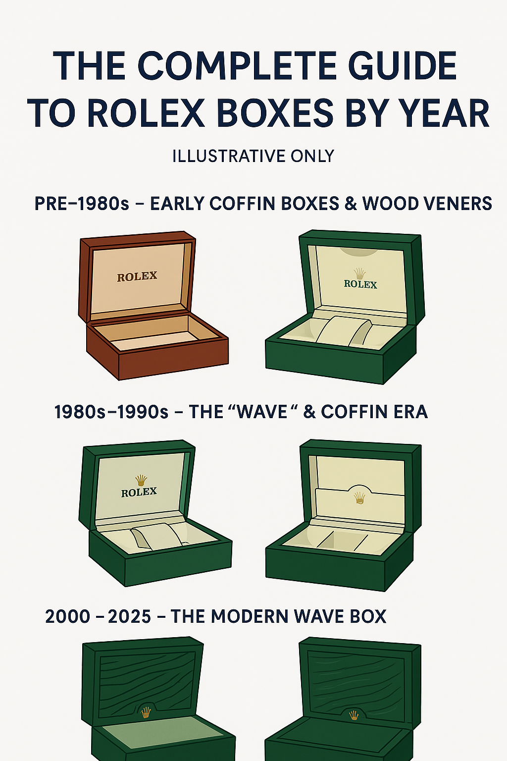 Rolex Box Numbers Identification The Complete Guide to Rolex Boxes by Year: How to Identify Authentic P