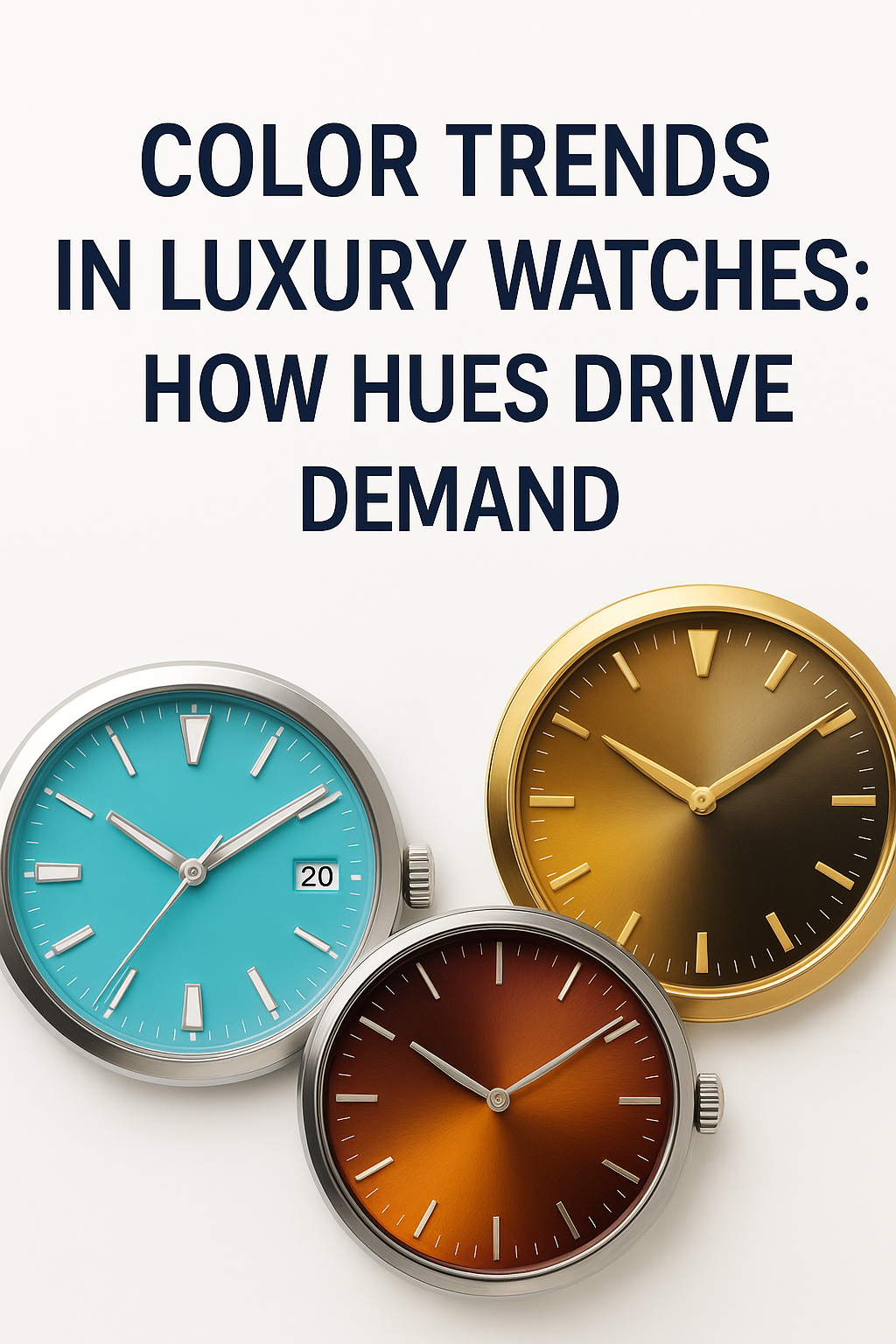 Color Trends in Luxury Watches: How Hues Drive Demand