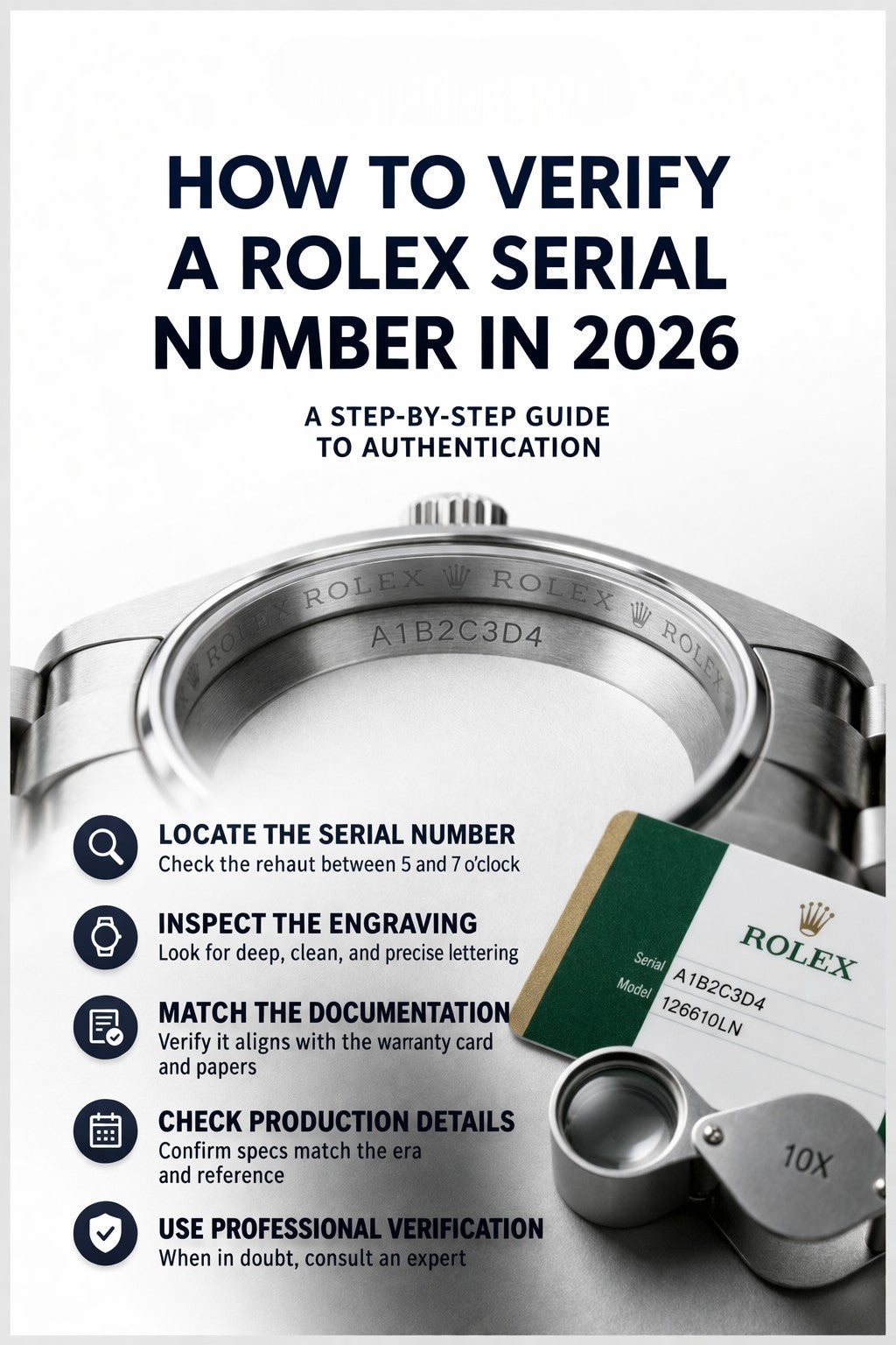 How to Verify a Rolex Serial Number in 2026