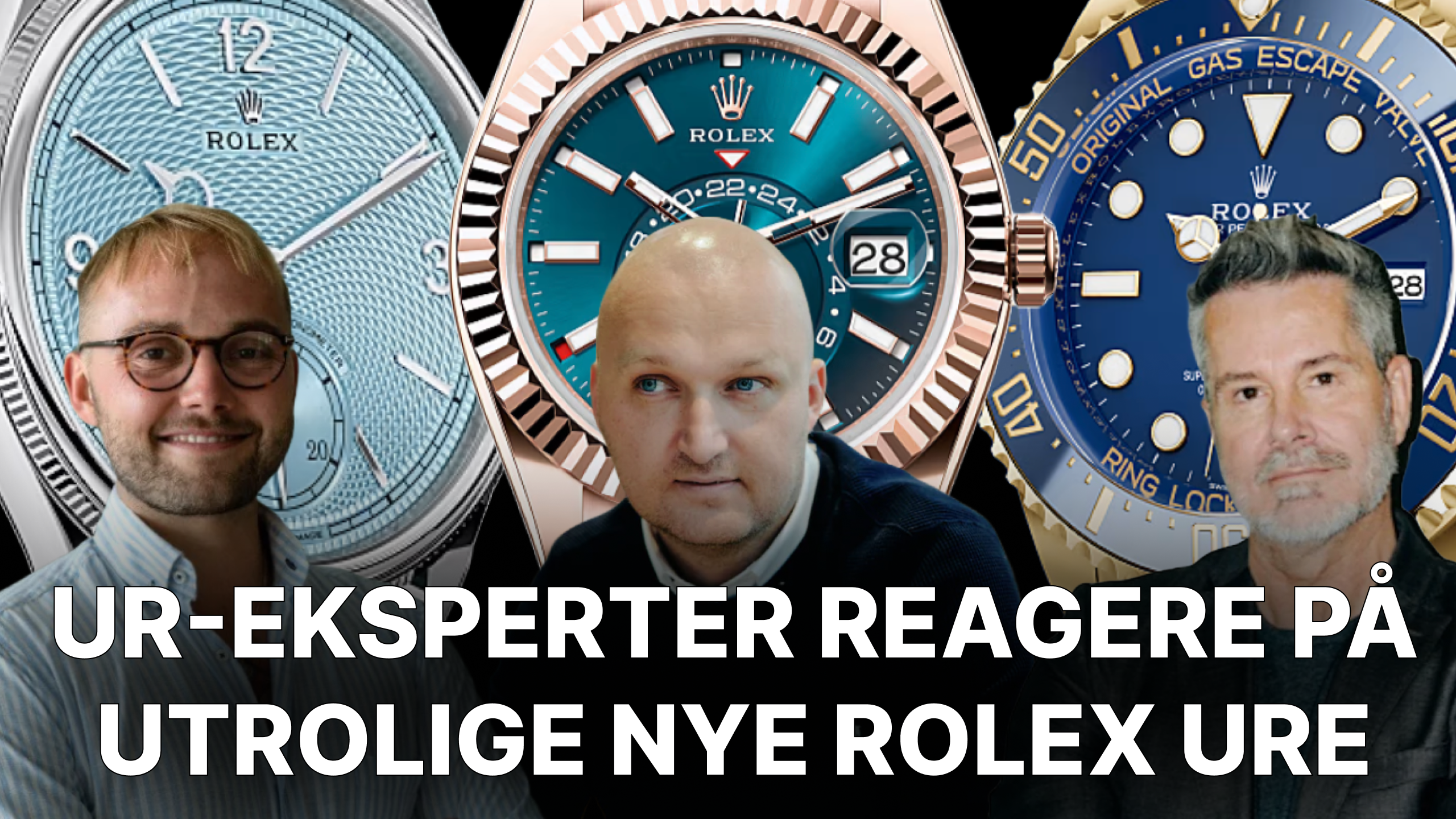 Danish live reaction to rolex new 2024 models
