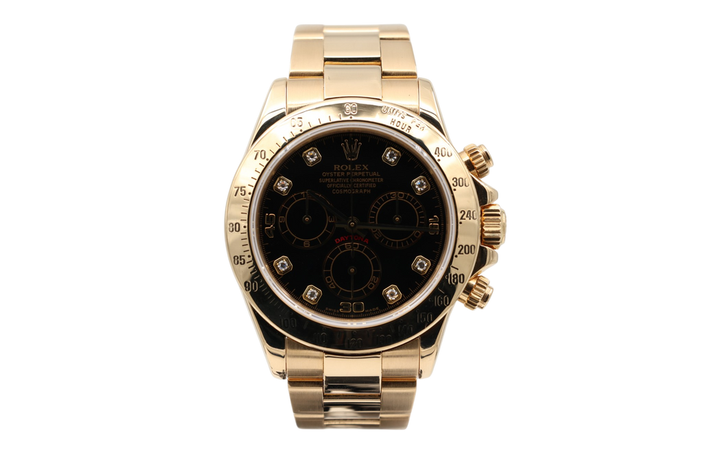 Rolex - Daytona – Black Diamond Dial – 116528 – 2000
