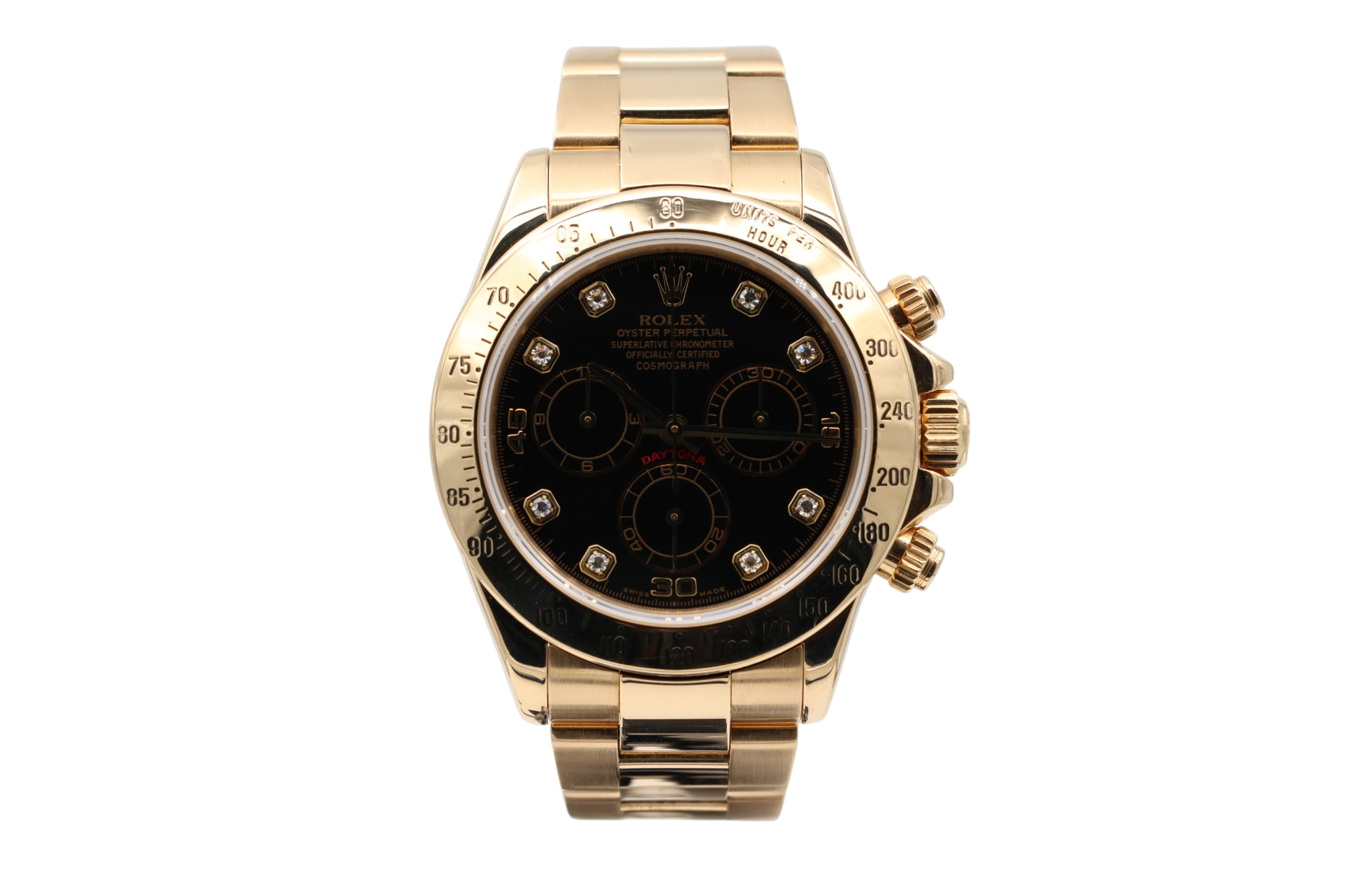 Rolex - Daytona – Black Diamond Dial – 116528 – 2000
