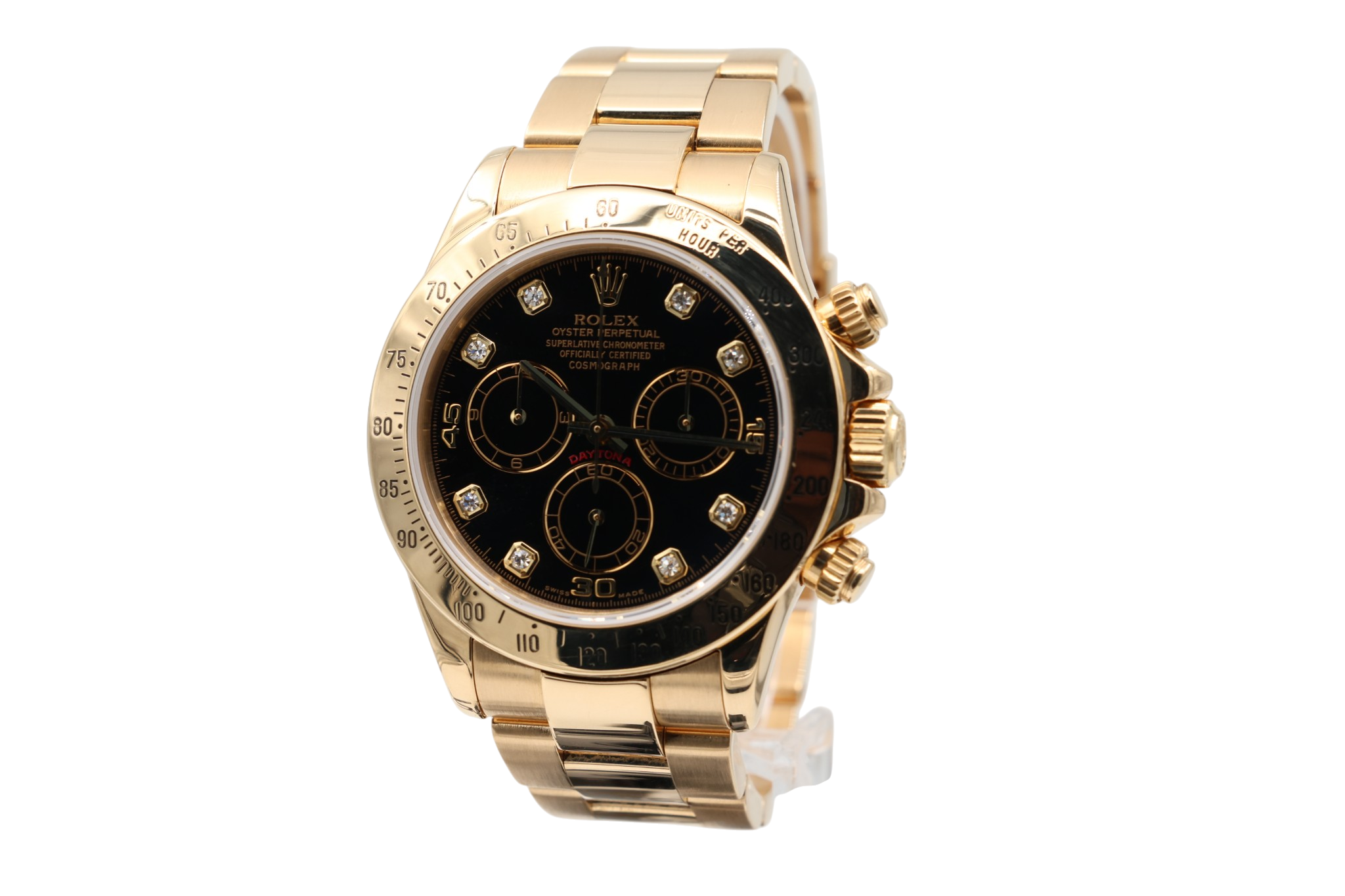 Rolex - Daytona – Black Diamond Dial – 116528 – 2000
