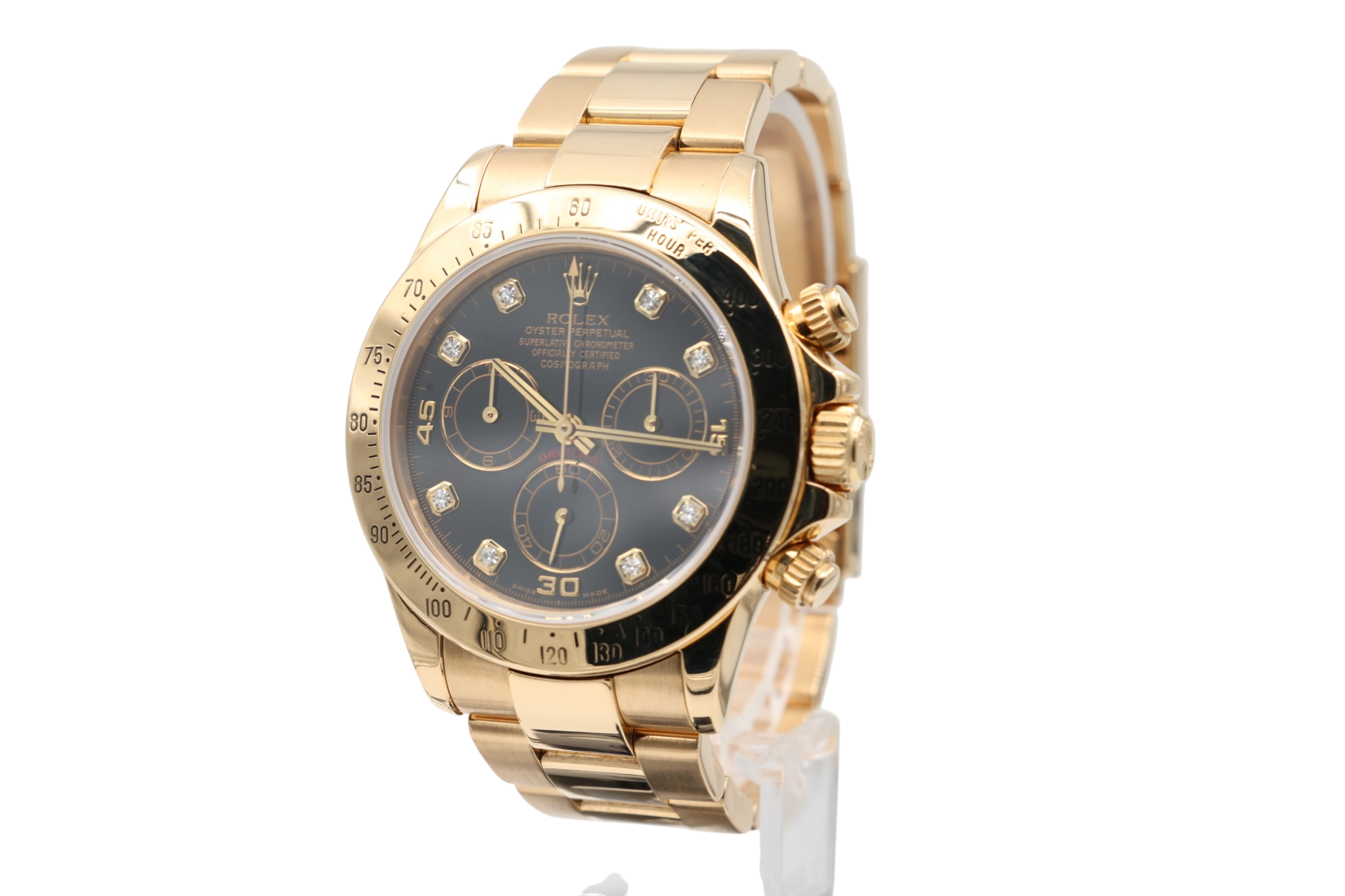 Rolex - Daytona – Black Diamond Dial – 116528 – 2000