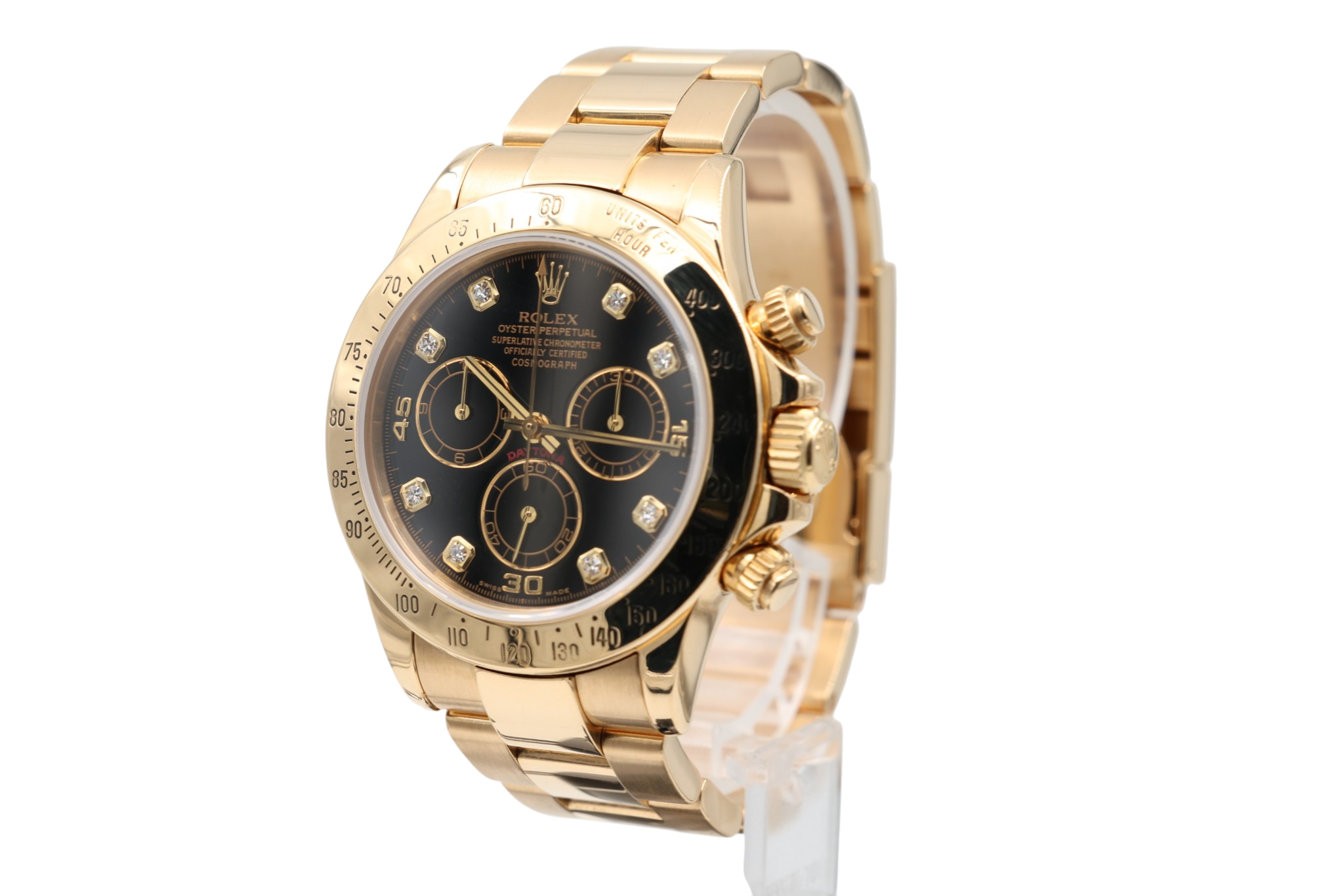 Rolex - Daytona – Black Diamond Dial – 116528 – 2000
