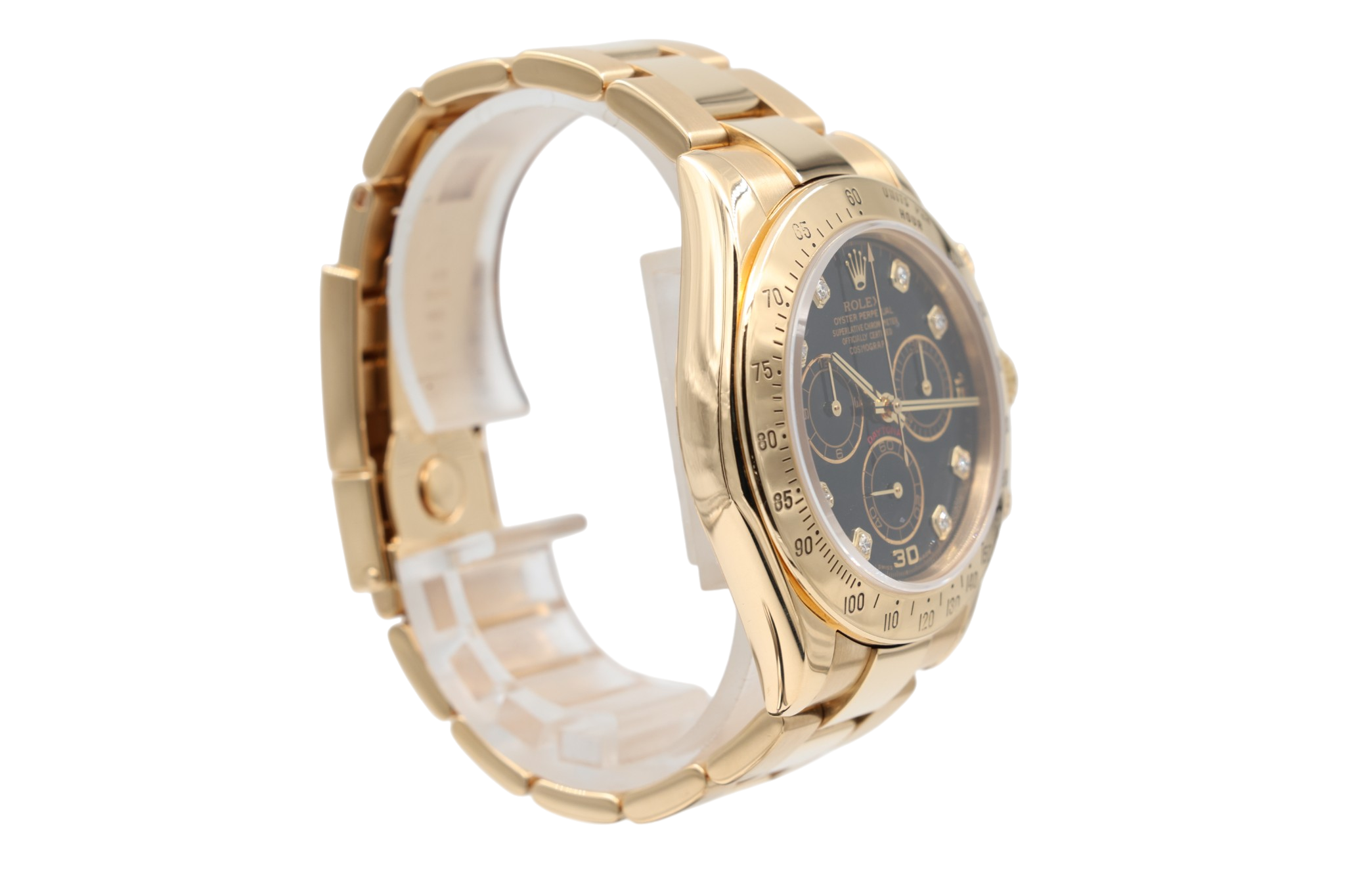 Rolex - Daytona – Black Diamond Dial – 116528 – 2000