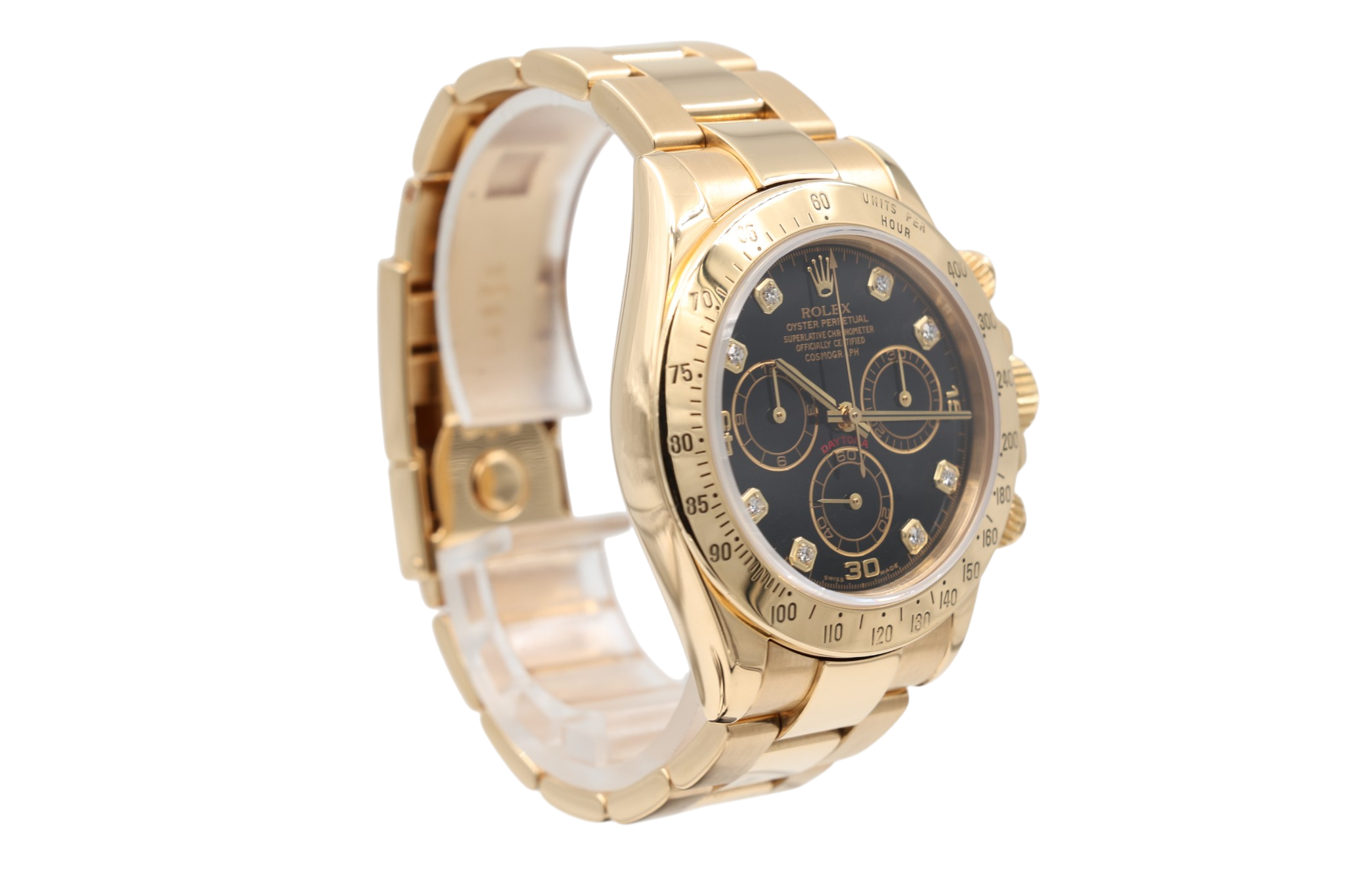 Rolex - Daytona – Black Diamond Dial – 116528 – 2000