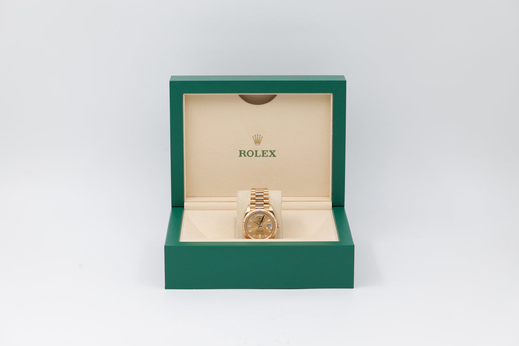 Rolex - Day-Date 40mm – Champagne Baguette – 228238 – 2024