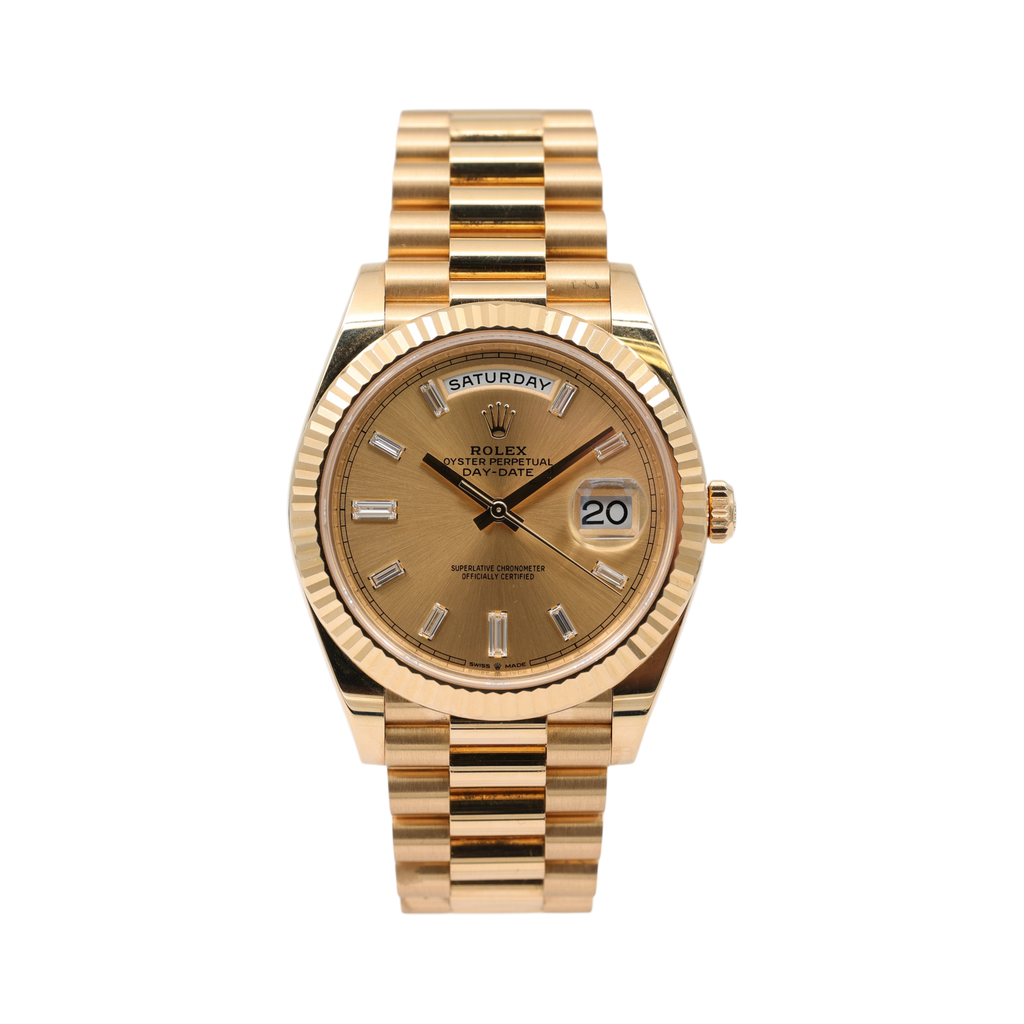 Rolex - Day-Date 40mm – Champagne Baguette – 228238 – 2024