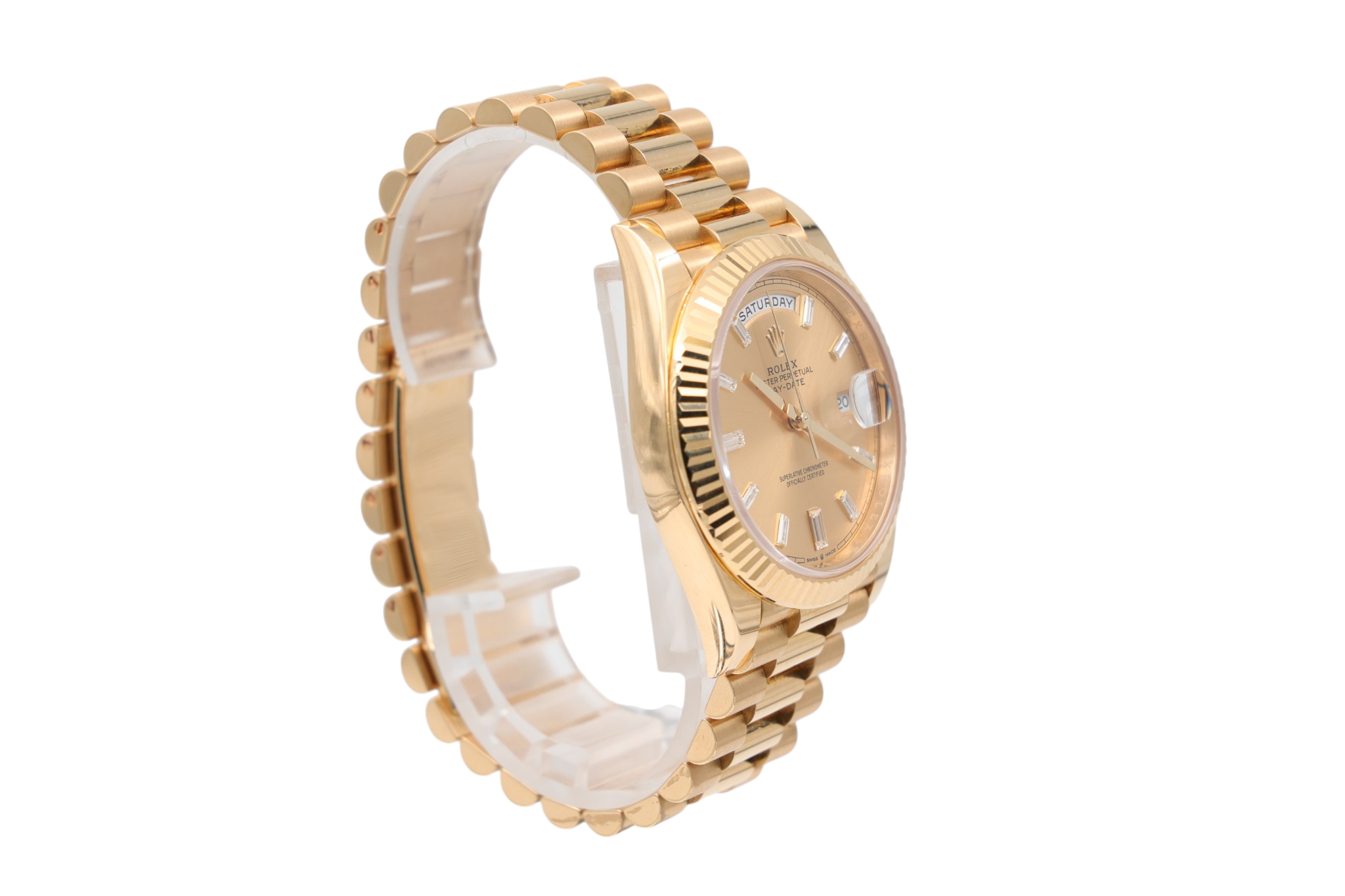 Rolex - Day-Date 40mm – Champagne Baguette – 228238 – 2024