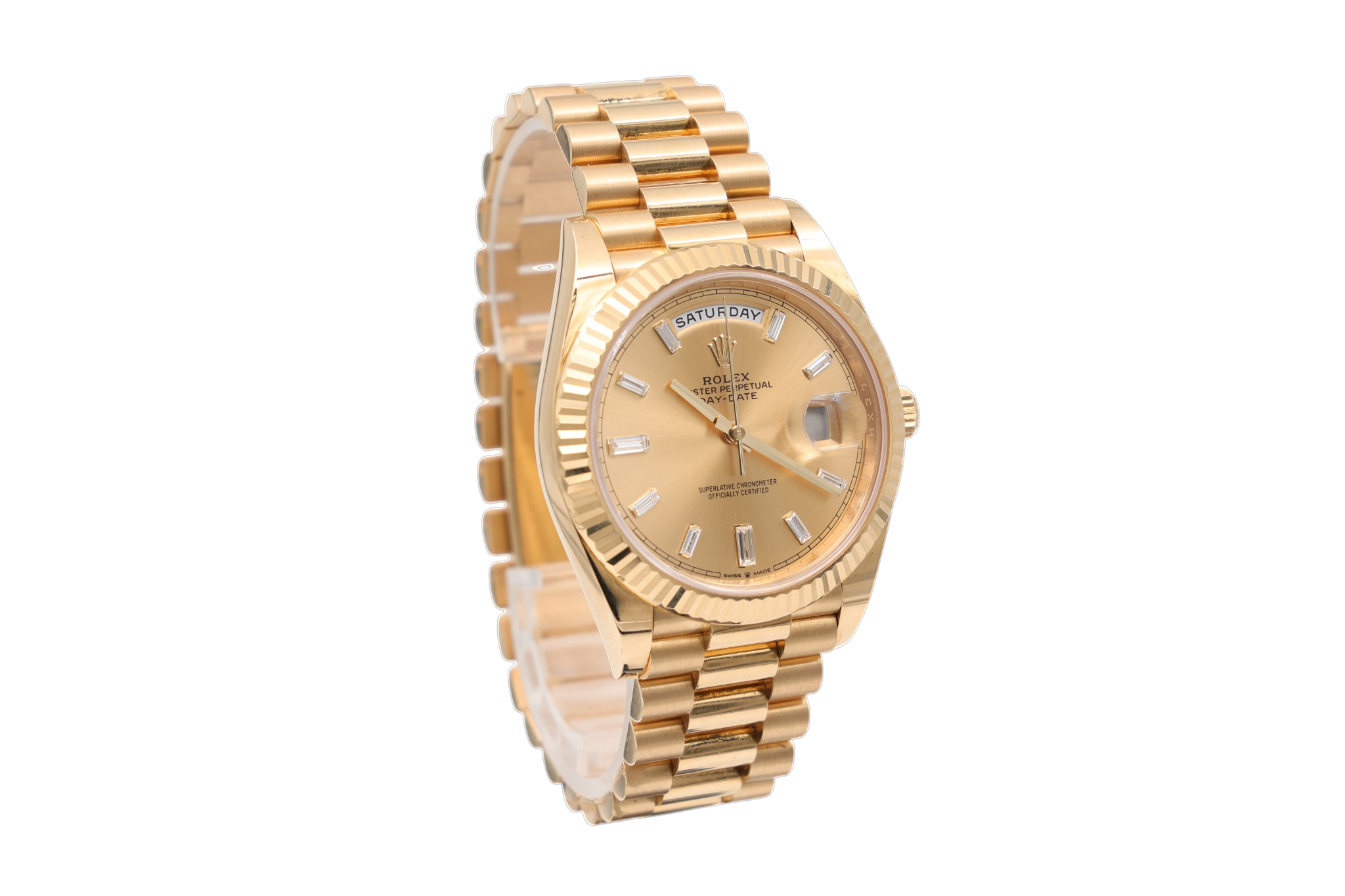 Rolex - Day-Date 40mm – Champagne Baguette – 228238 – 2024