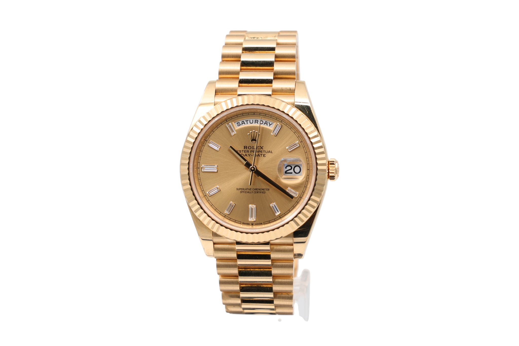 Rolex - Day-Date 40mm – Champagne Baguette – 228238 – 2024