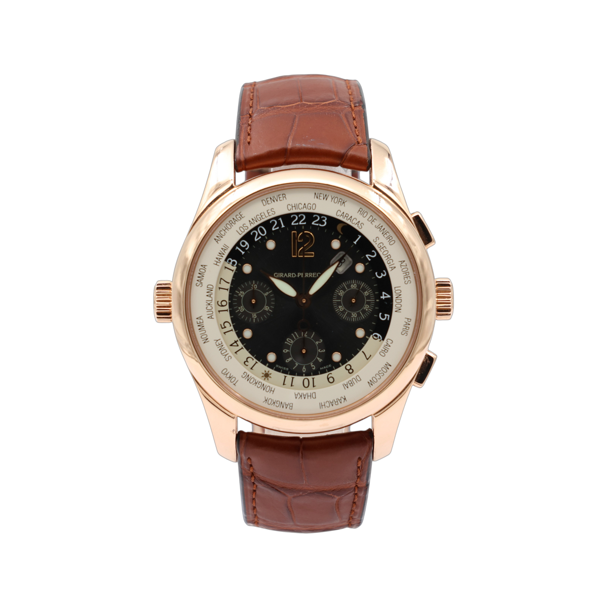 Girard-Perregaux - World Time Chronograph – Black – 49800 – 2025