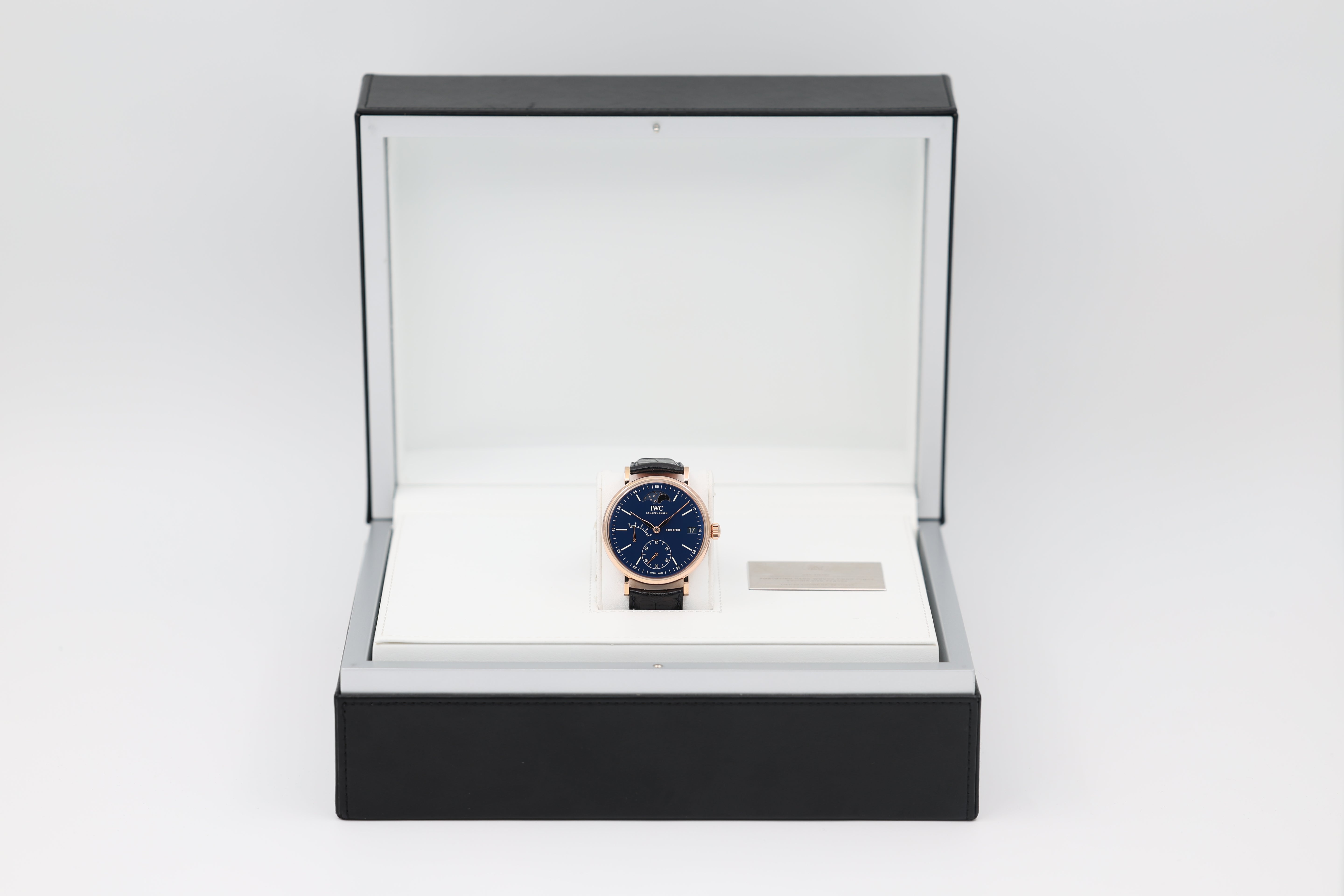 IWC - Portofino Hand Wound Moonphase - Blue Dial - IW516407 - 2018