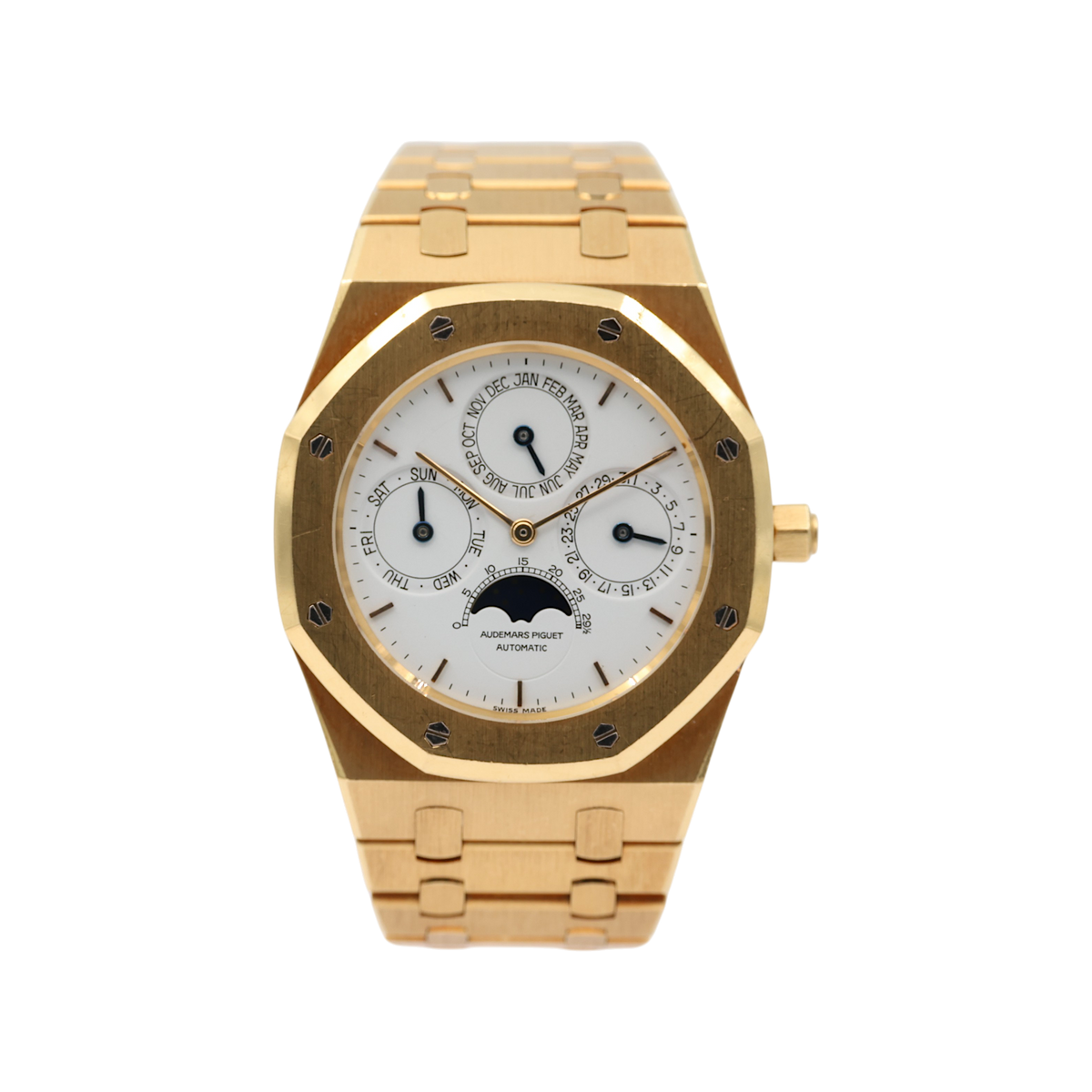 Audemars Piguet - Royal Oak Perpetual Calendar – White – 25654BA – 1990s