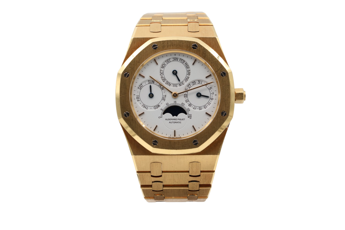 Audemars Piguet - Royal Oak Perpetual Calendar – White – 25654BA – 1990s