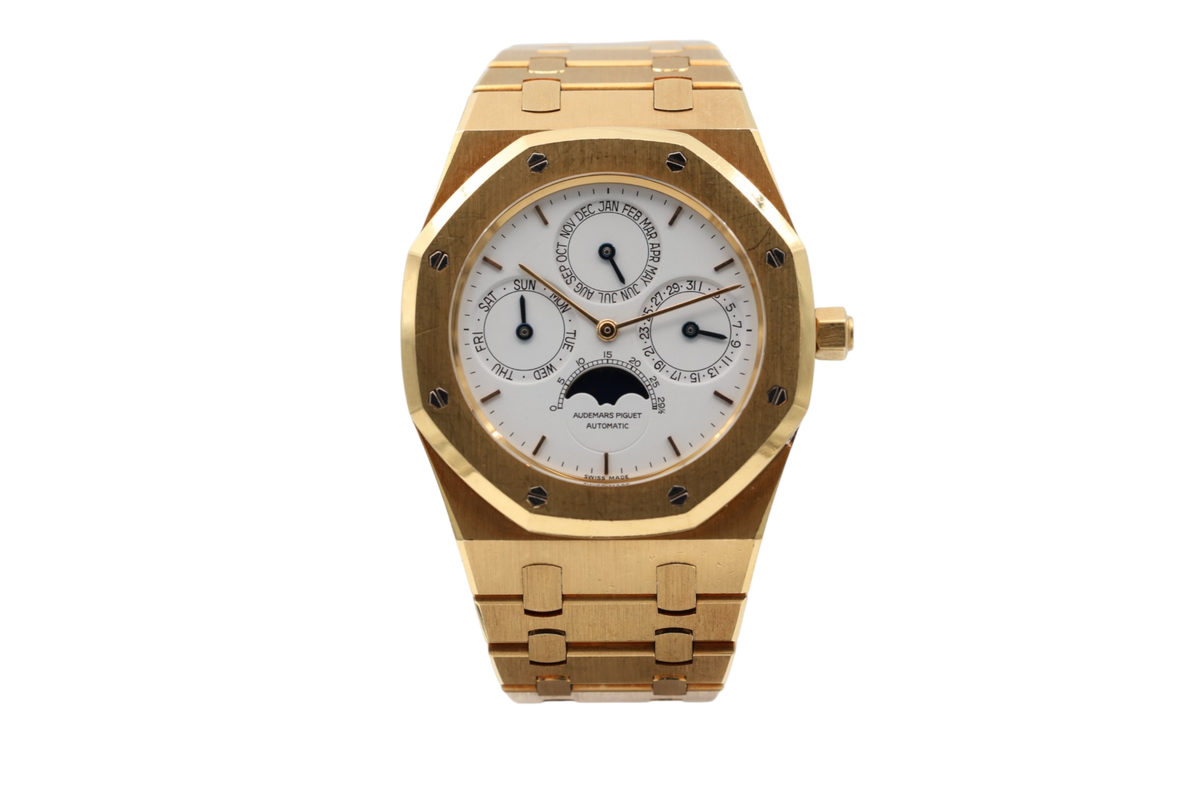 Audemars Piguet - Royal Oak Perpetual Calendar – White – 25654BA – 1990s