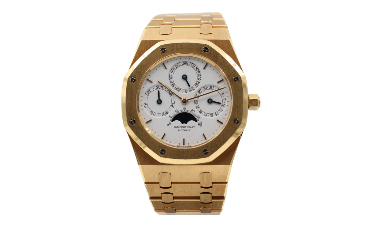 Audemars Piguet - Royal Oak Perpetual Calendar – White – 25654BA – 1990s