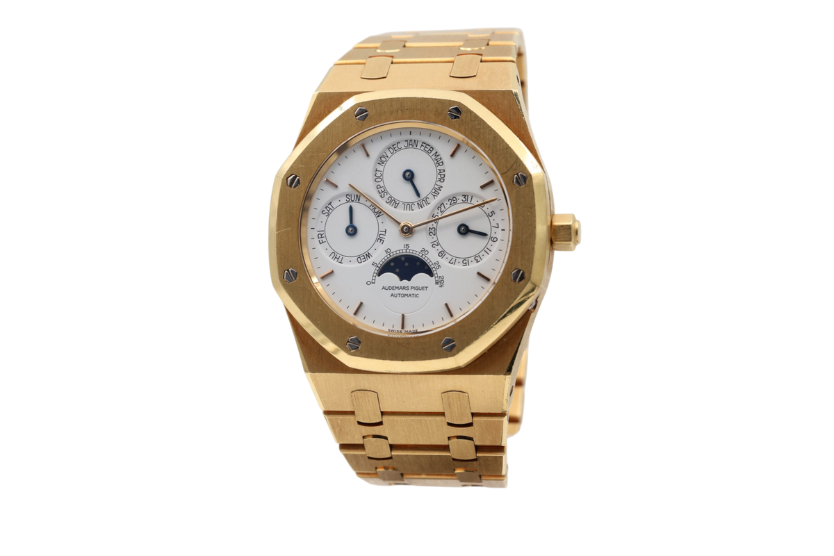 Audemars Piguet - Royal Oak Perpetual Calendar – White – 25654BA – 1990s