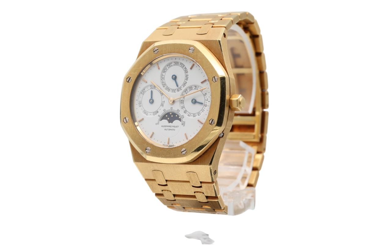 Audemars Piguet - Royal Oak Perpetual Calendar – White – 25654BA – 1990s