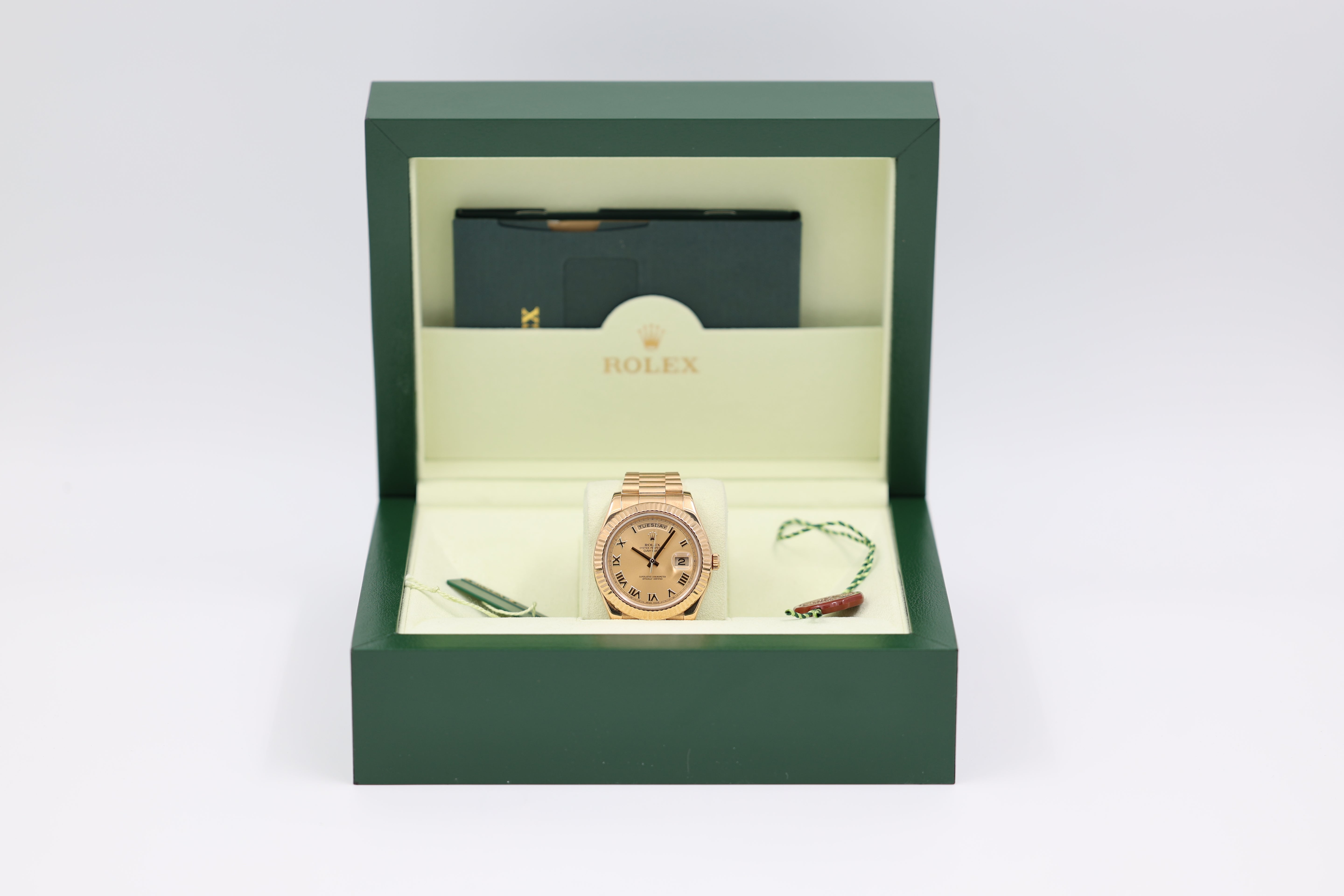 Rolex - Day-Date - Champagne Roman Dial - 218238 - Circa 2012