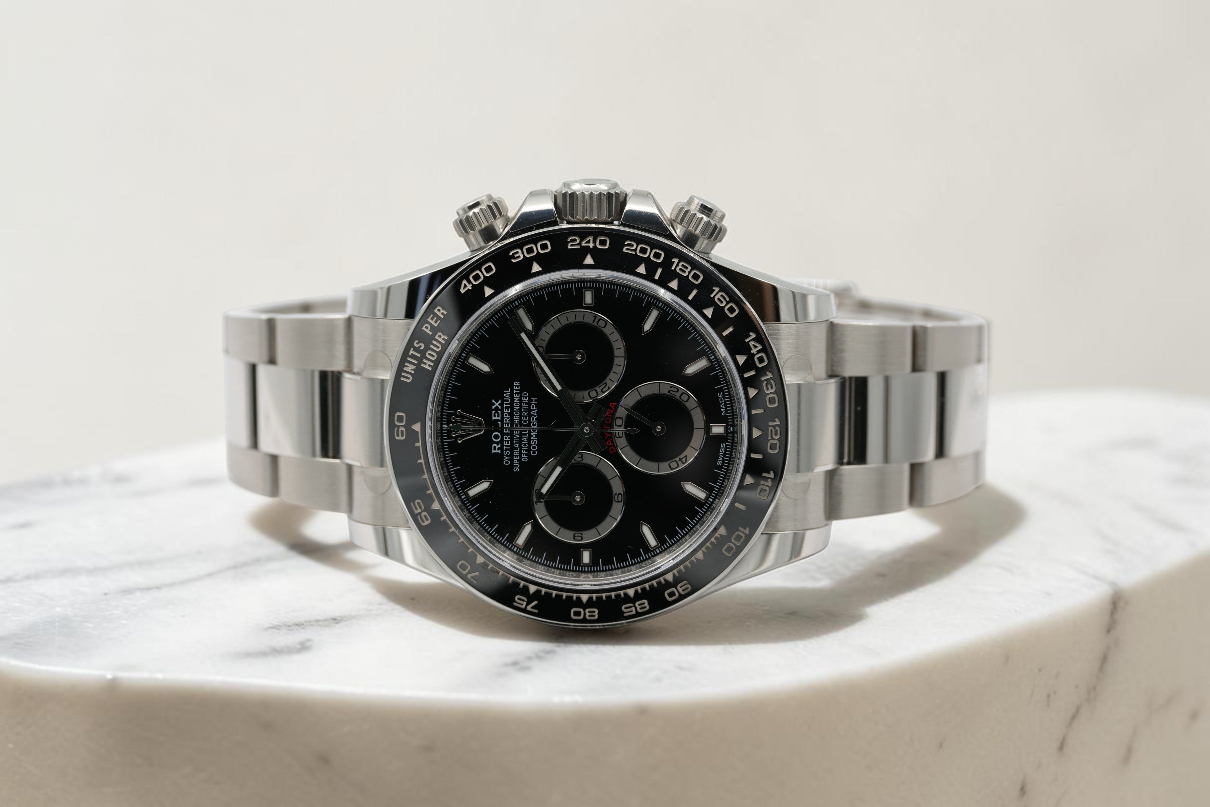 Rolex - Land-Dweller 40 - Platinum - Ice-Blue Honeycomb Motif - 127335