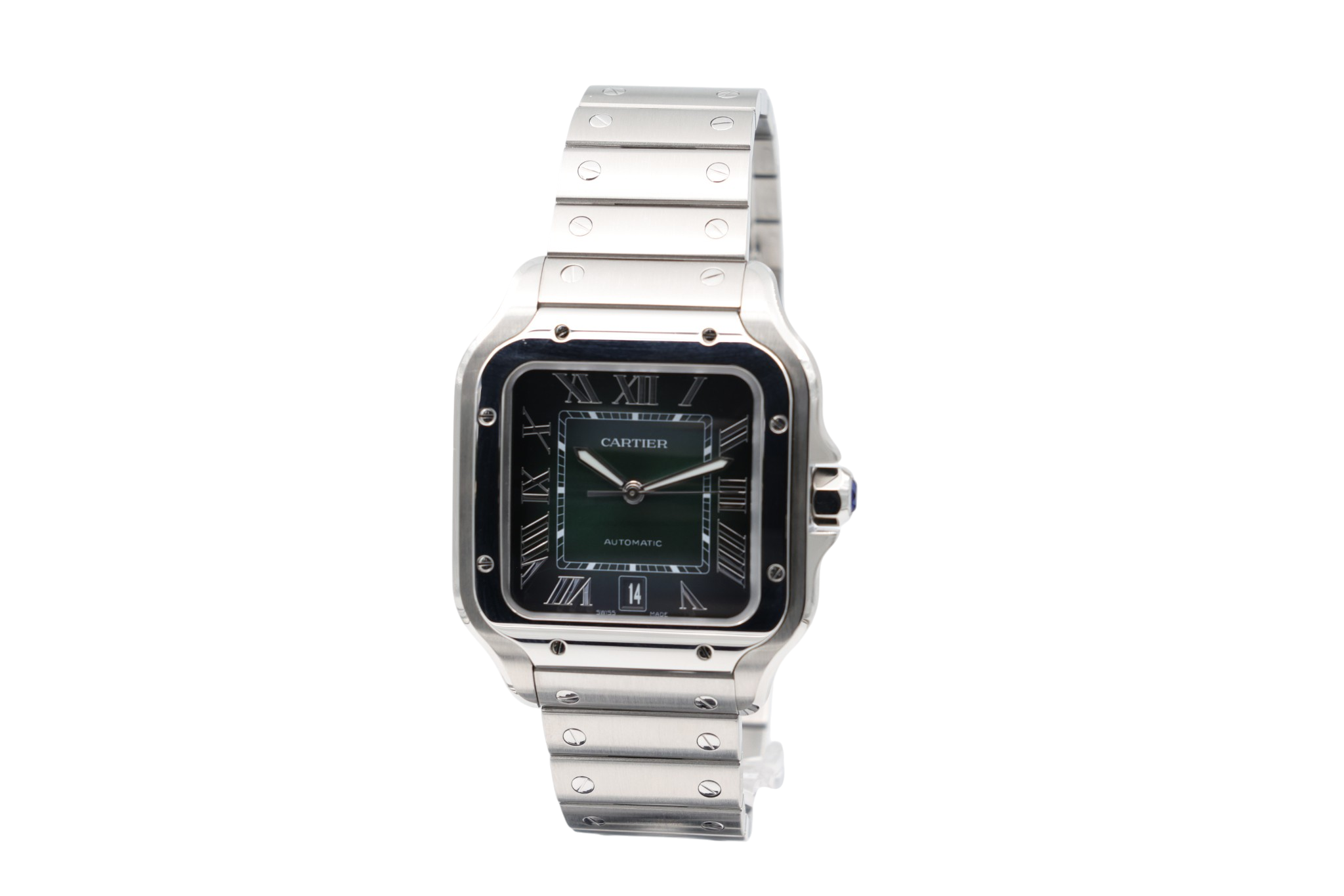 Cartier - Santos - Green Dial - WSSA0062 - 2024