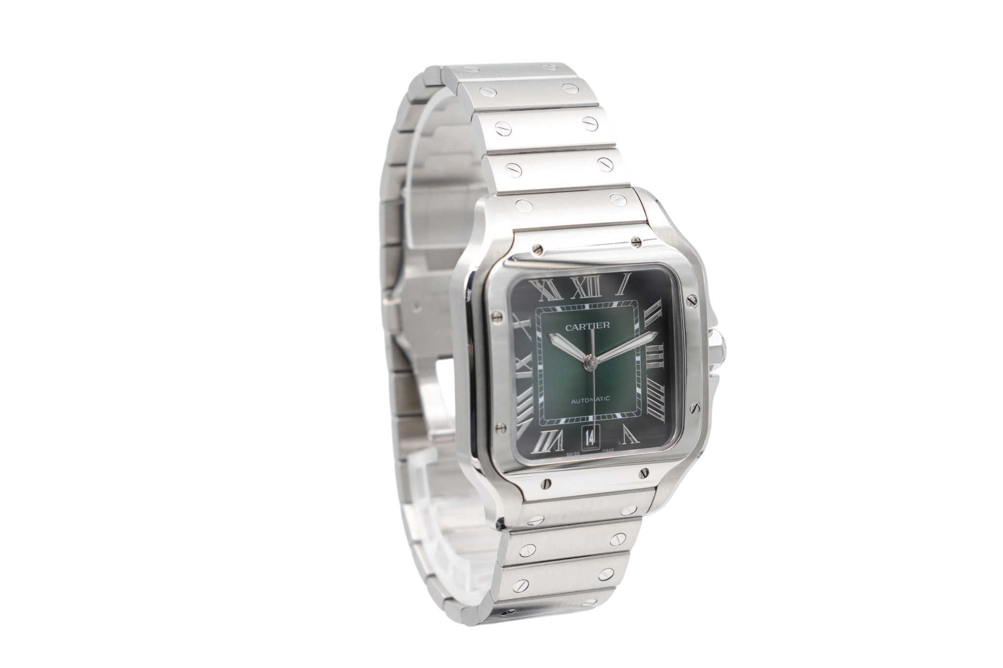 Cartier - Santos - Green Dial - WSSA0062 - 2024