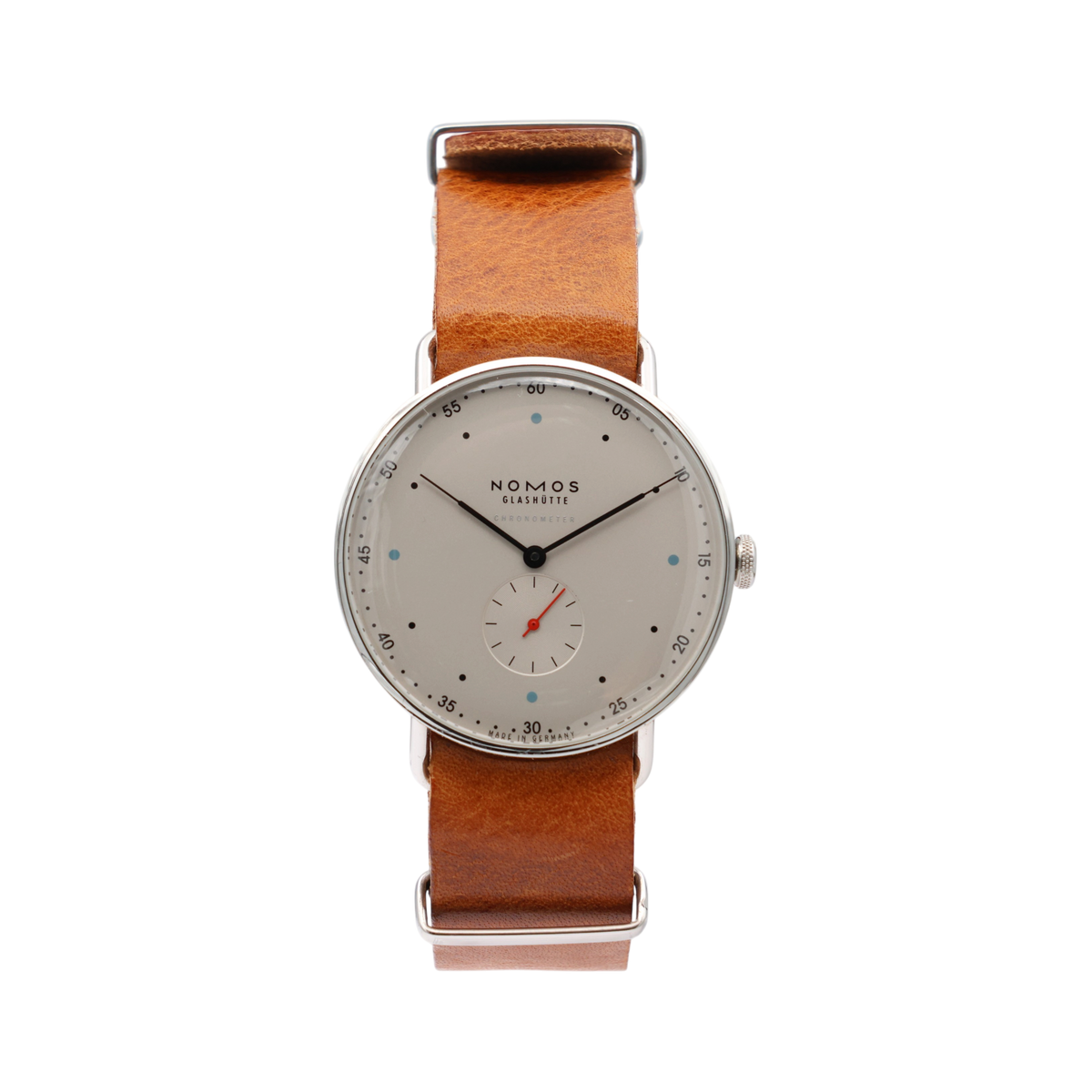 Nomos - Glashütte Metro Chronometer for Hodinkee – Silver – 1109