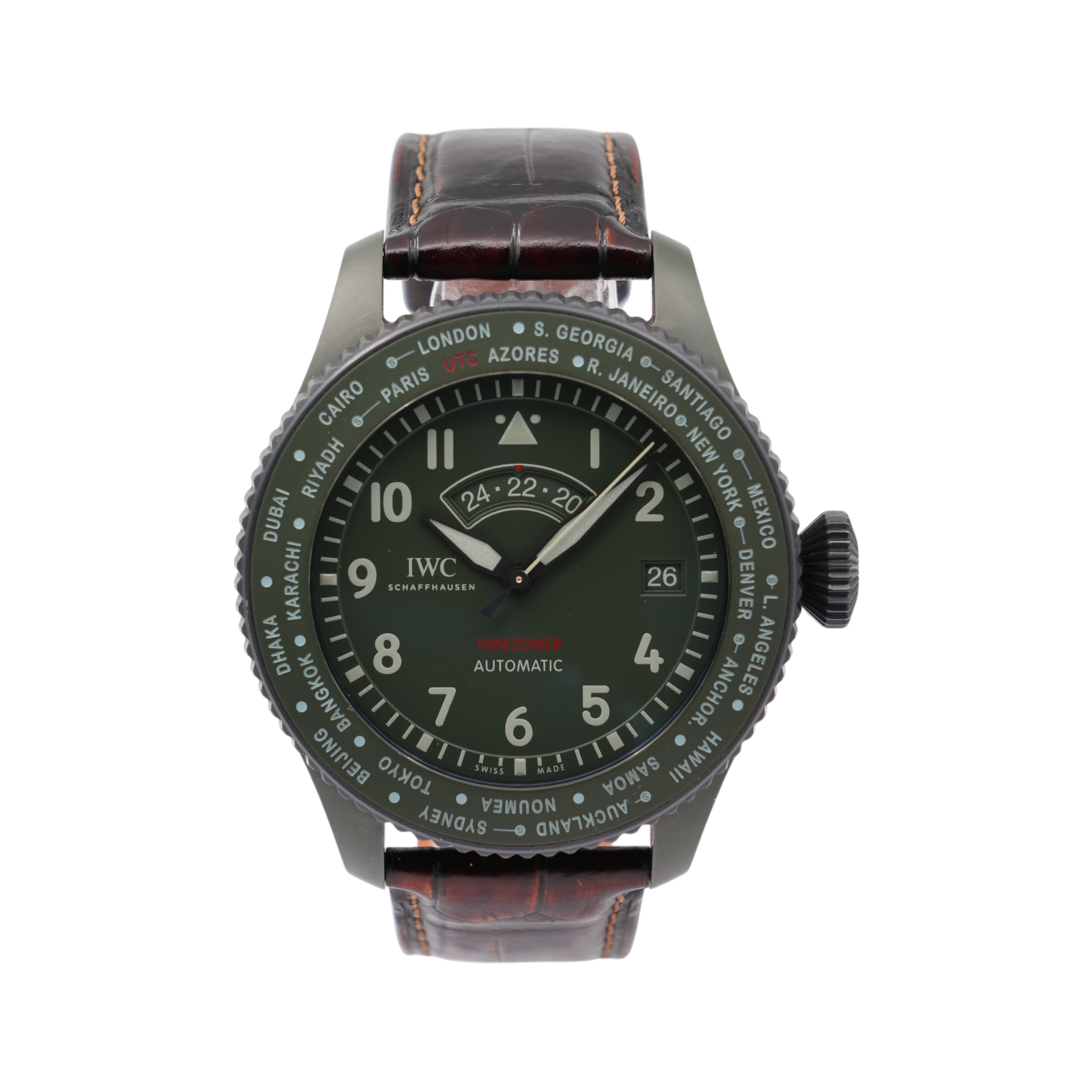 IWC - Pilot Timezoner – Green – IW395601 – 2025