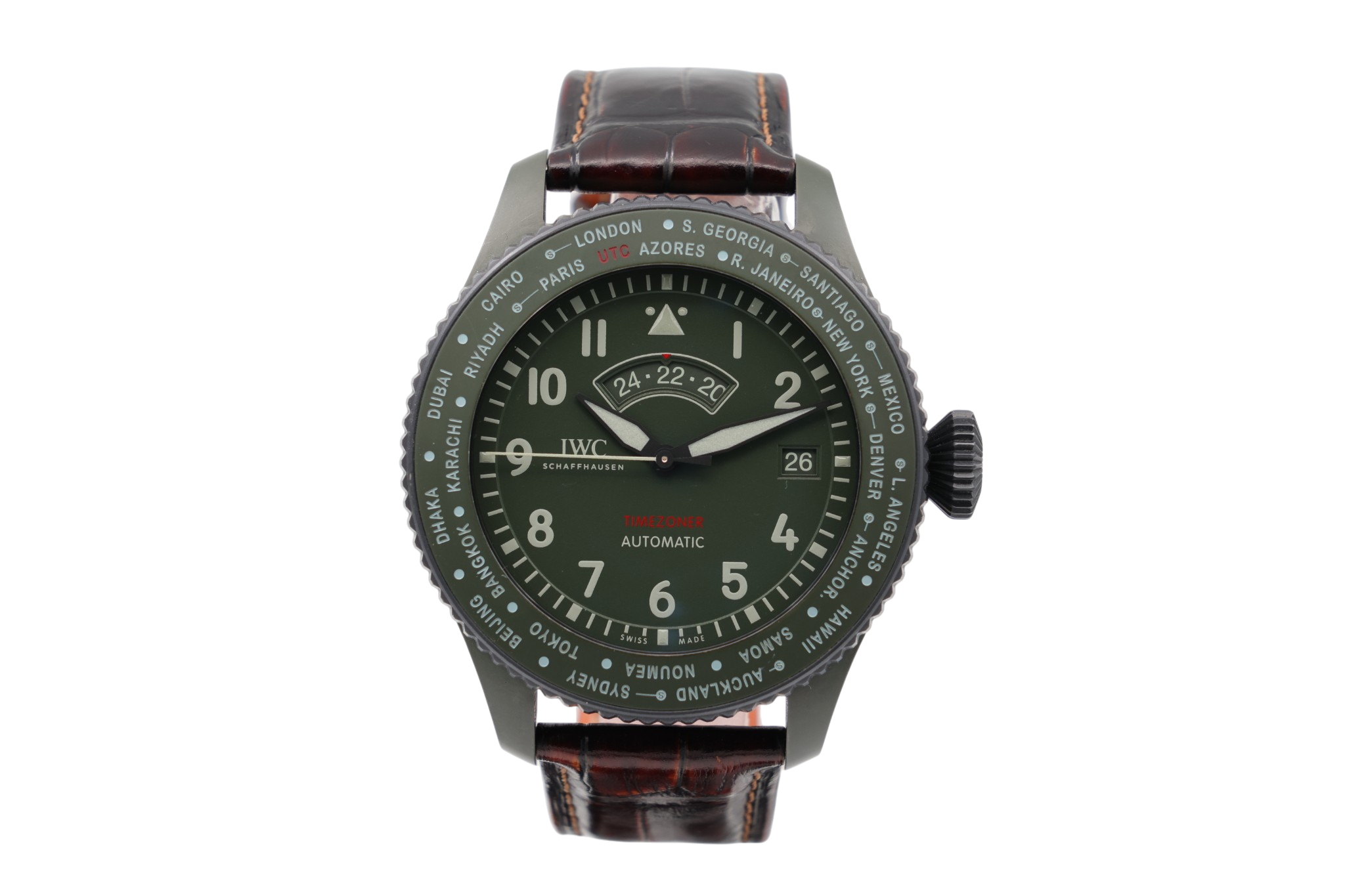 IWC - Pilot Timezoner – Green – IW395601 – 2025