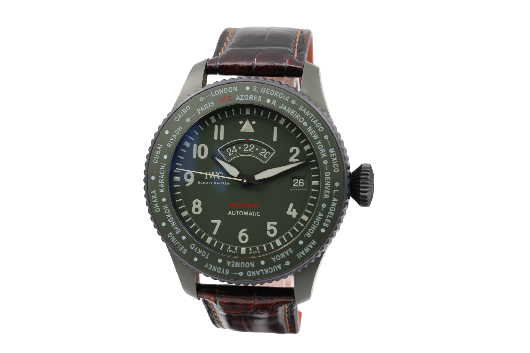 IWC - Pilot Timezoner – Green – IW395601 – 2025