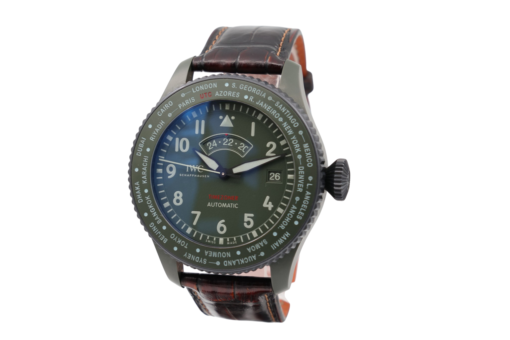 IWC - Pilot Timezoner – Green – IW395601 – 2025