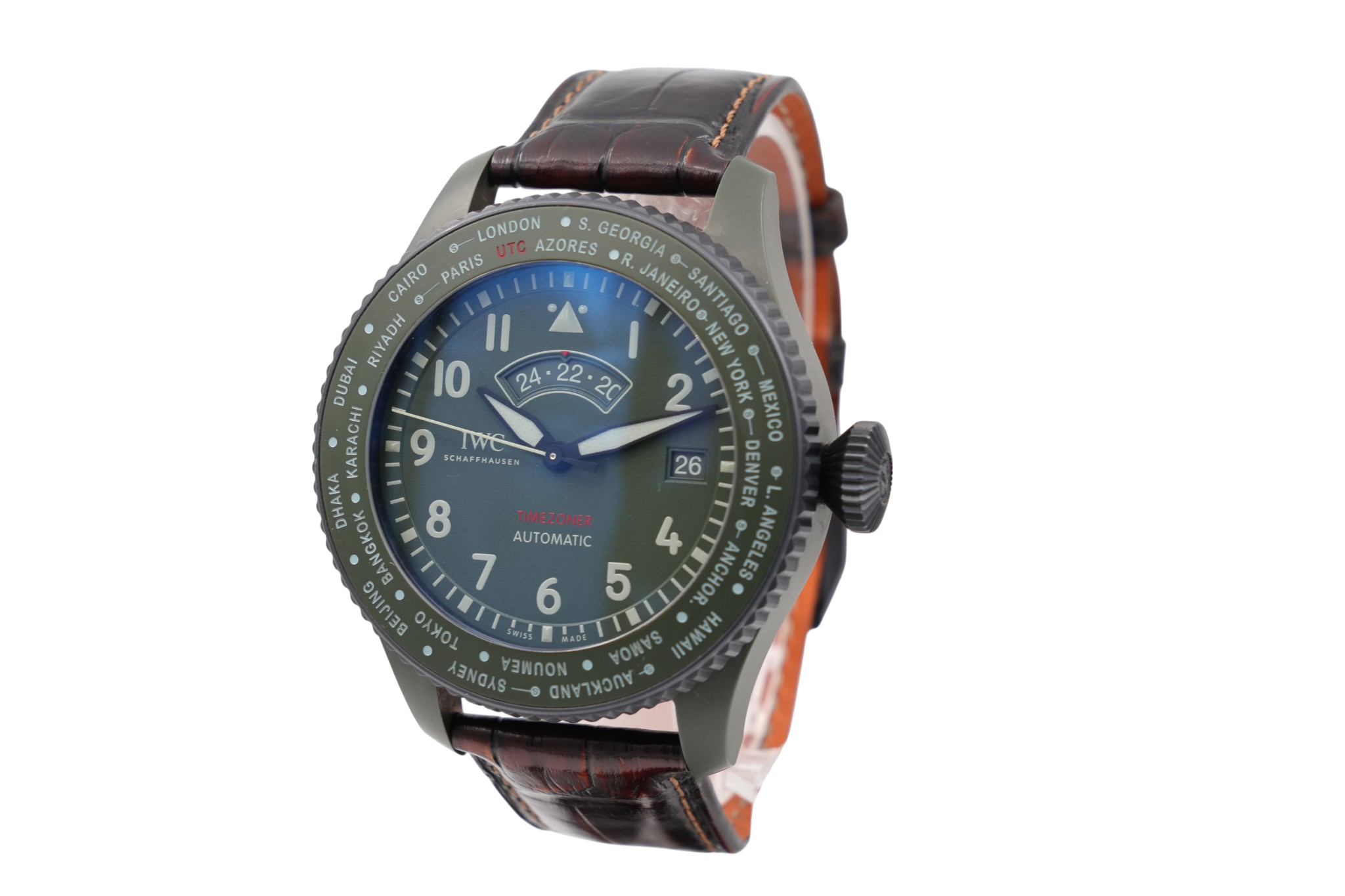 IWC - Pilot Timezoner – Green – IW395601 – 2025