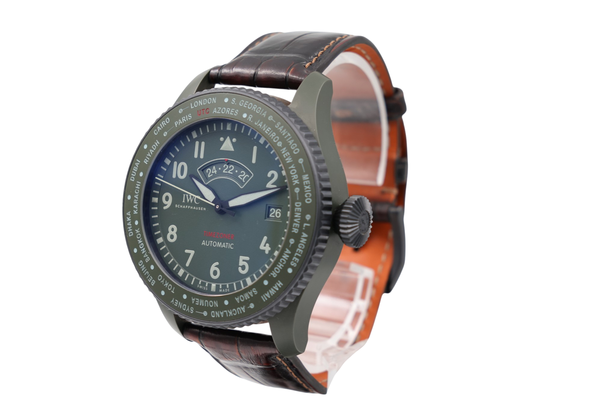 IWC - Pilot Timezoner – Green – IW395601 – 2025