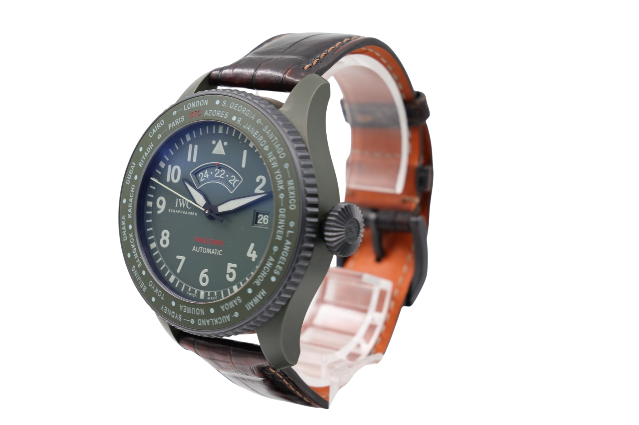 IWC - Pilot Timezoner – Green – IW395601 – 2025