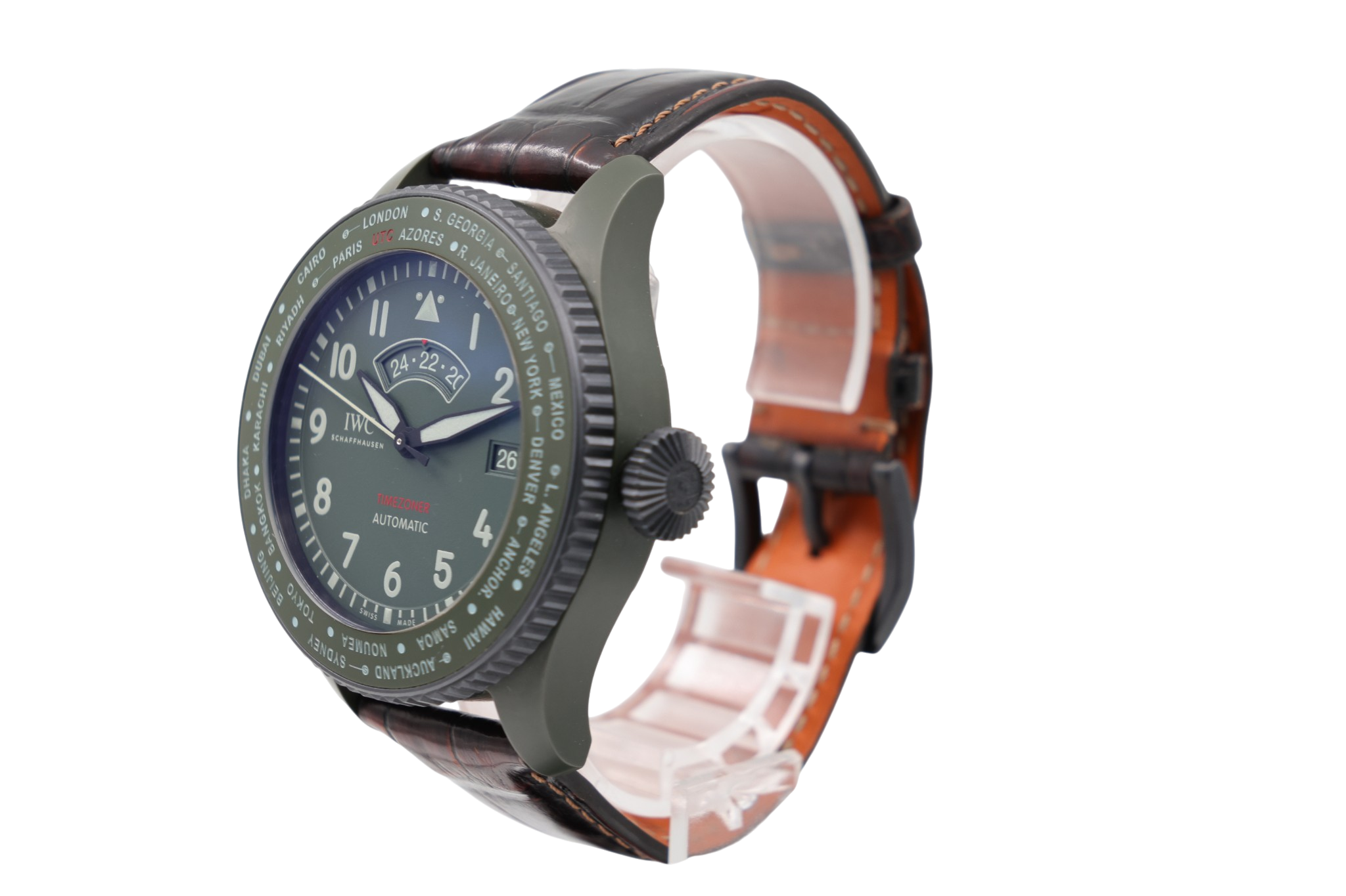 IWC - Pilot Timezoner – Green – IW395601 – 2025