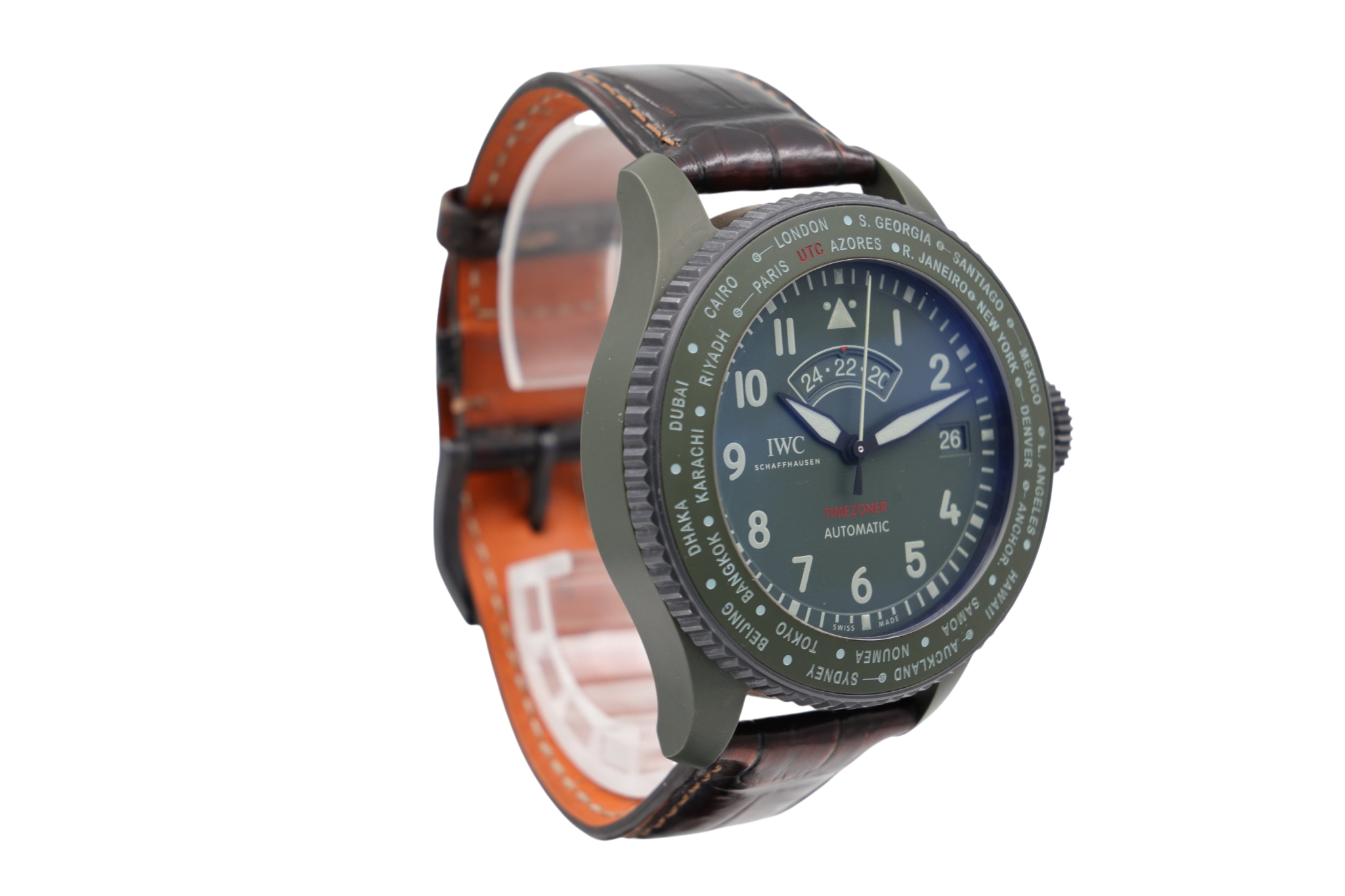 IWC - Pilot Timezoner – Green – IW395601 – 2025